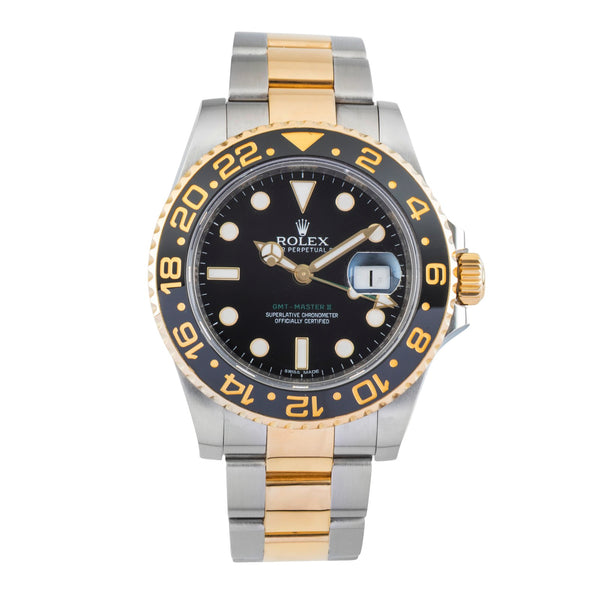 Rolex GMT-Master II acciaio / oro automatismo orologio da uomo 116713LN  [2601736]