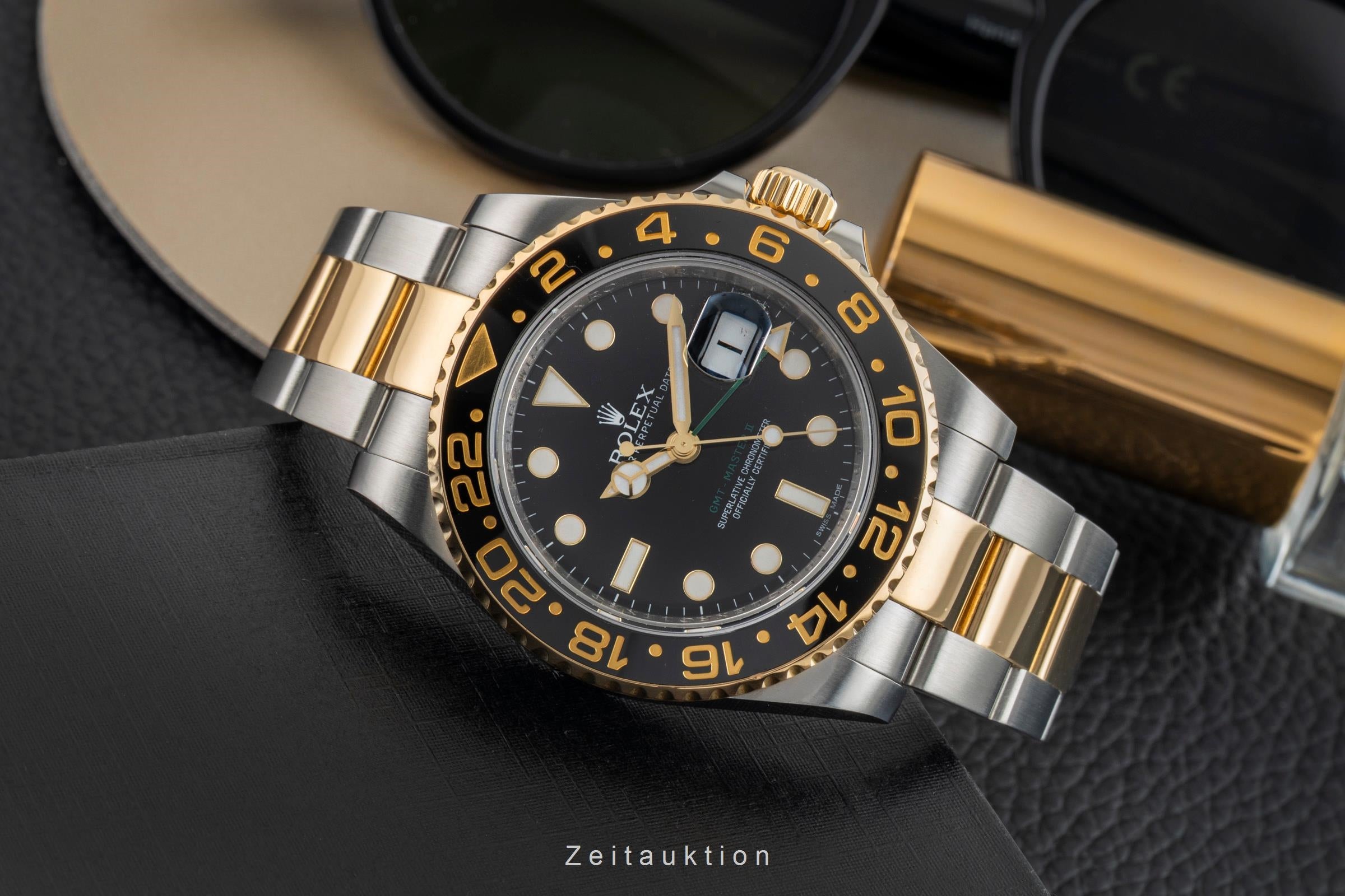 Rolex GMT-Master II steel / gold automatic Kal. 3186 Ref. 116713LN