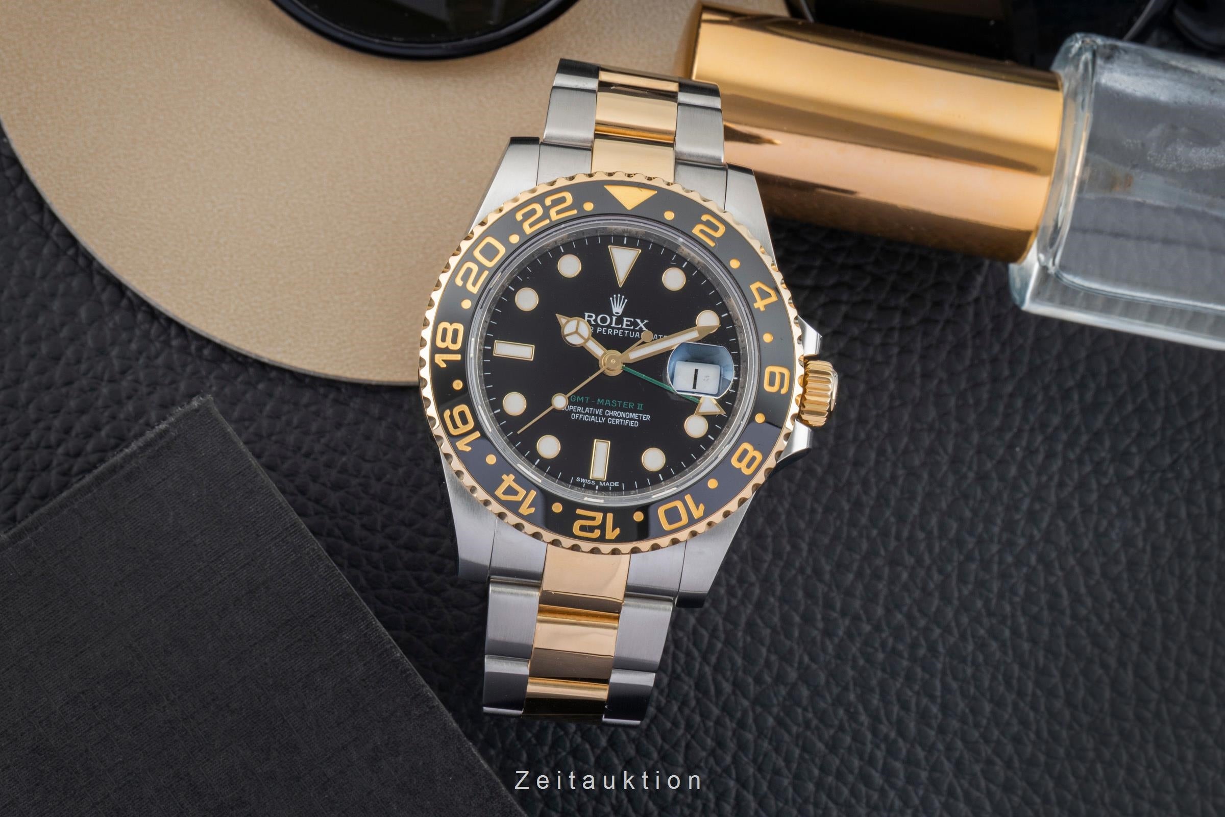 Rolex GMT-Master II acciaio / oro automatismo orologio da uomo 116713LN  [2601736]