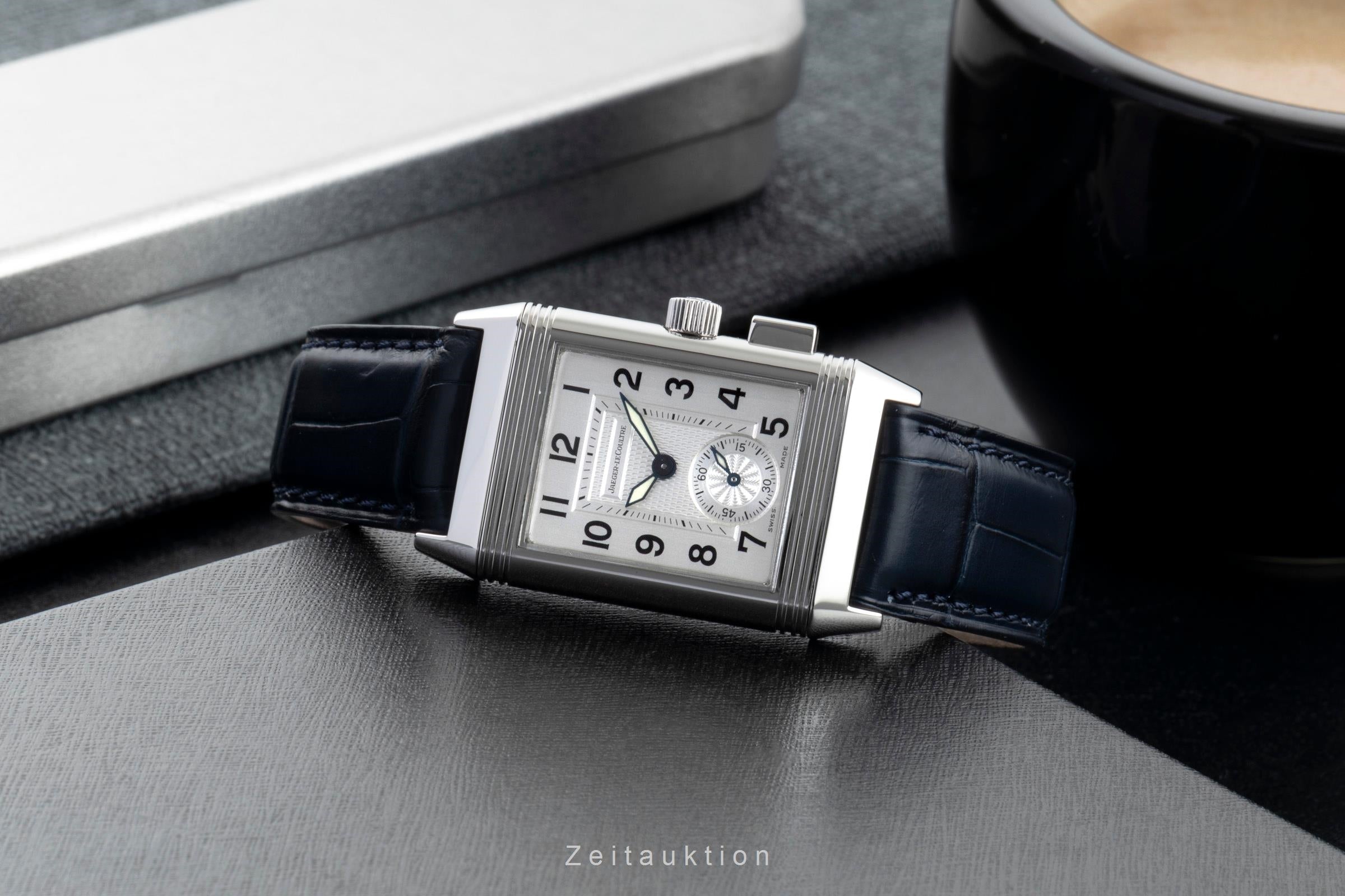 Jaeger LeCoultre Reverso acciaio carica manuale unisex Q2558170, 255.8.82  [2601737]