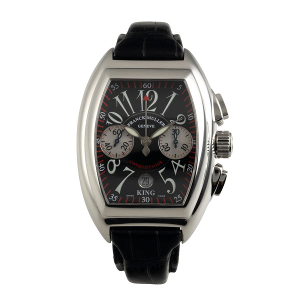 Franck Muller Conquistador chronograph steel automatic men's watch 8005 CC  [2601738]