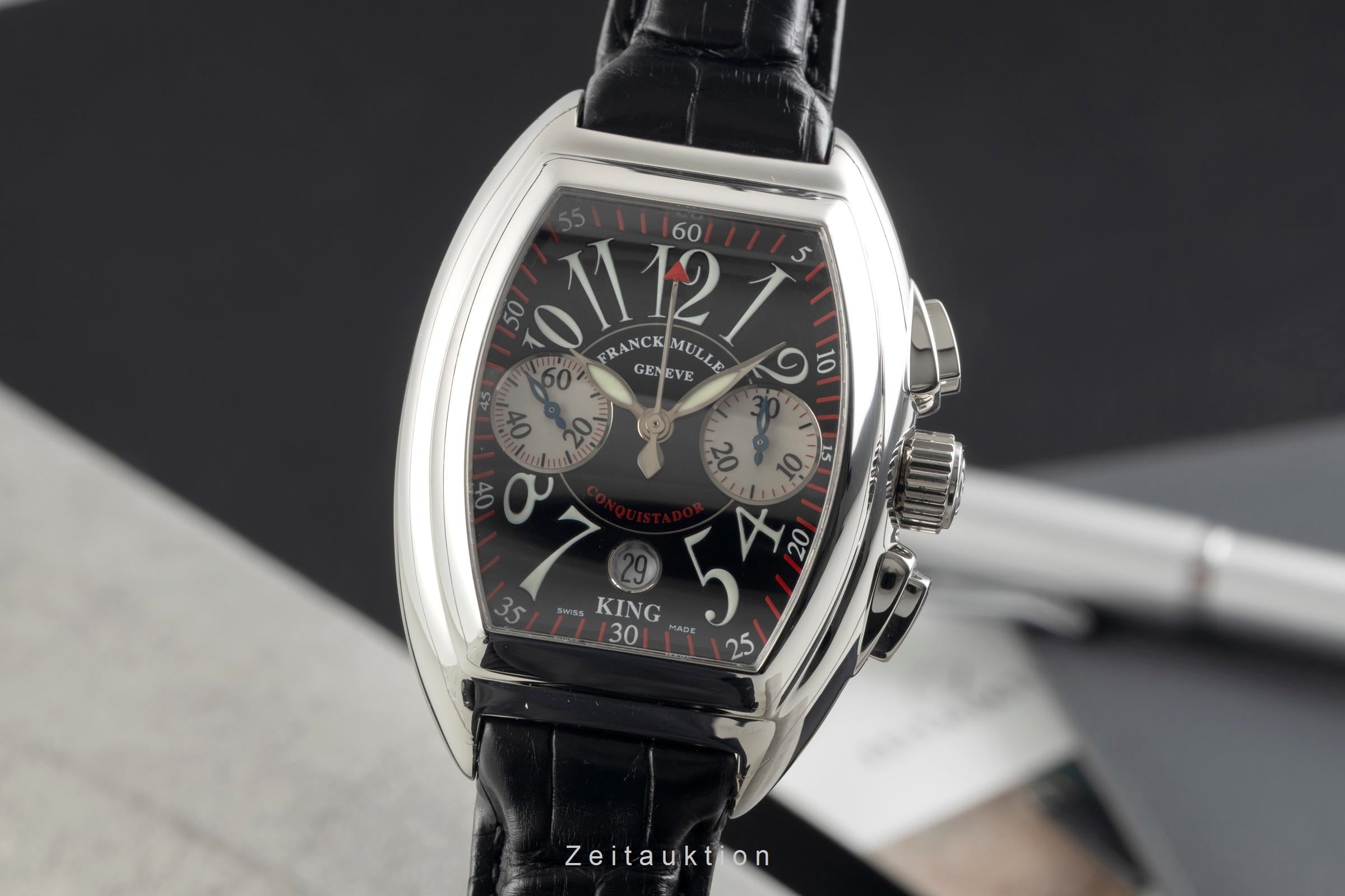 Franck Muller Conquistador chronograph steel automatic Kal. FM