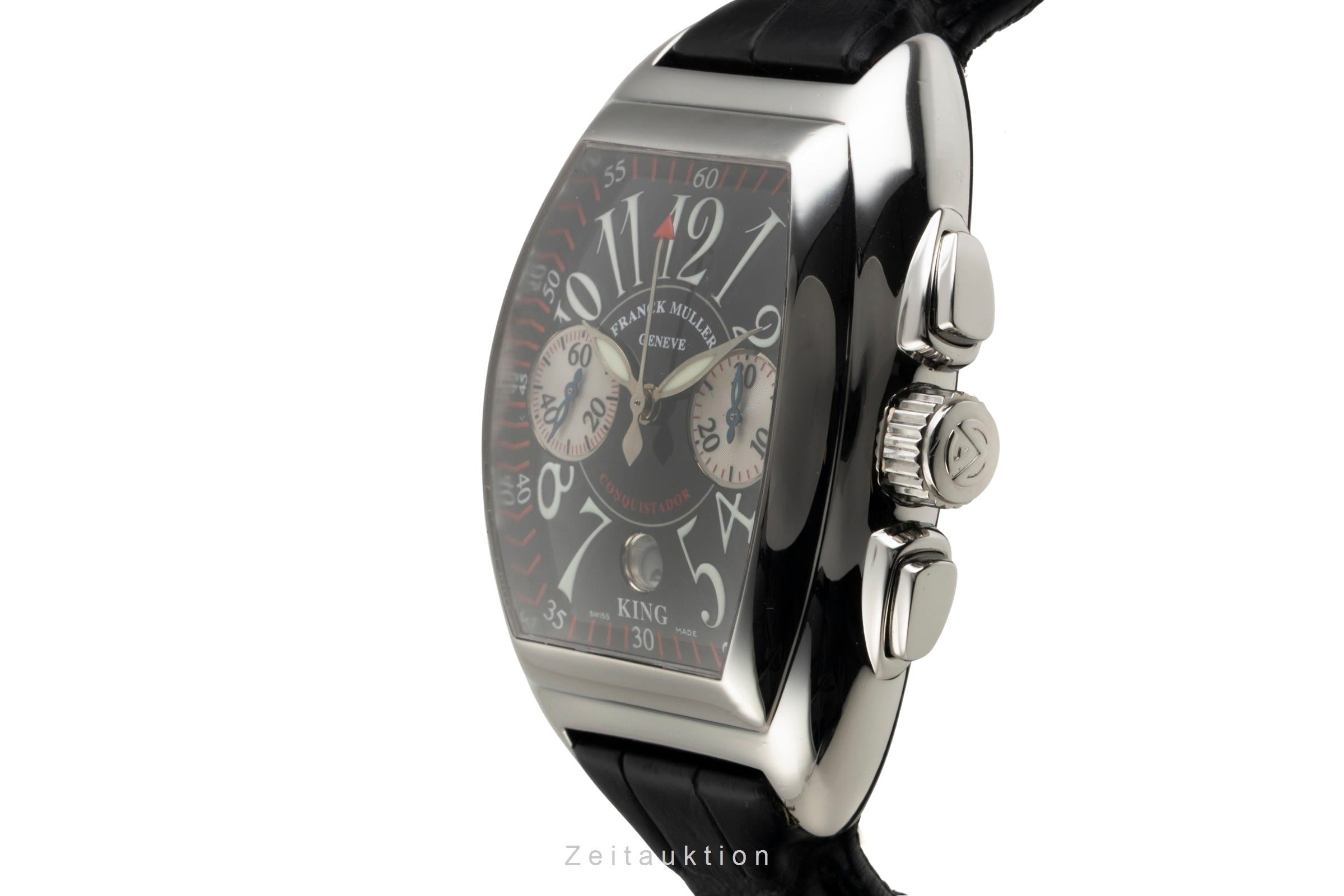 Franck Muller Conquistador chronograph steel automatic men's watch 8005 CC  [2601738]