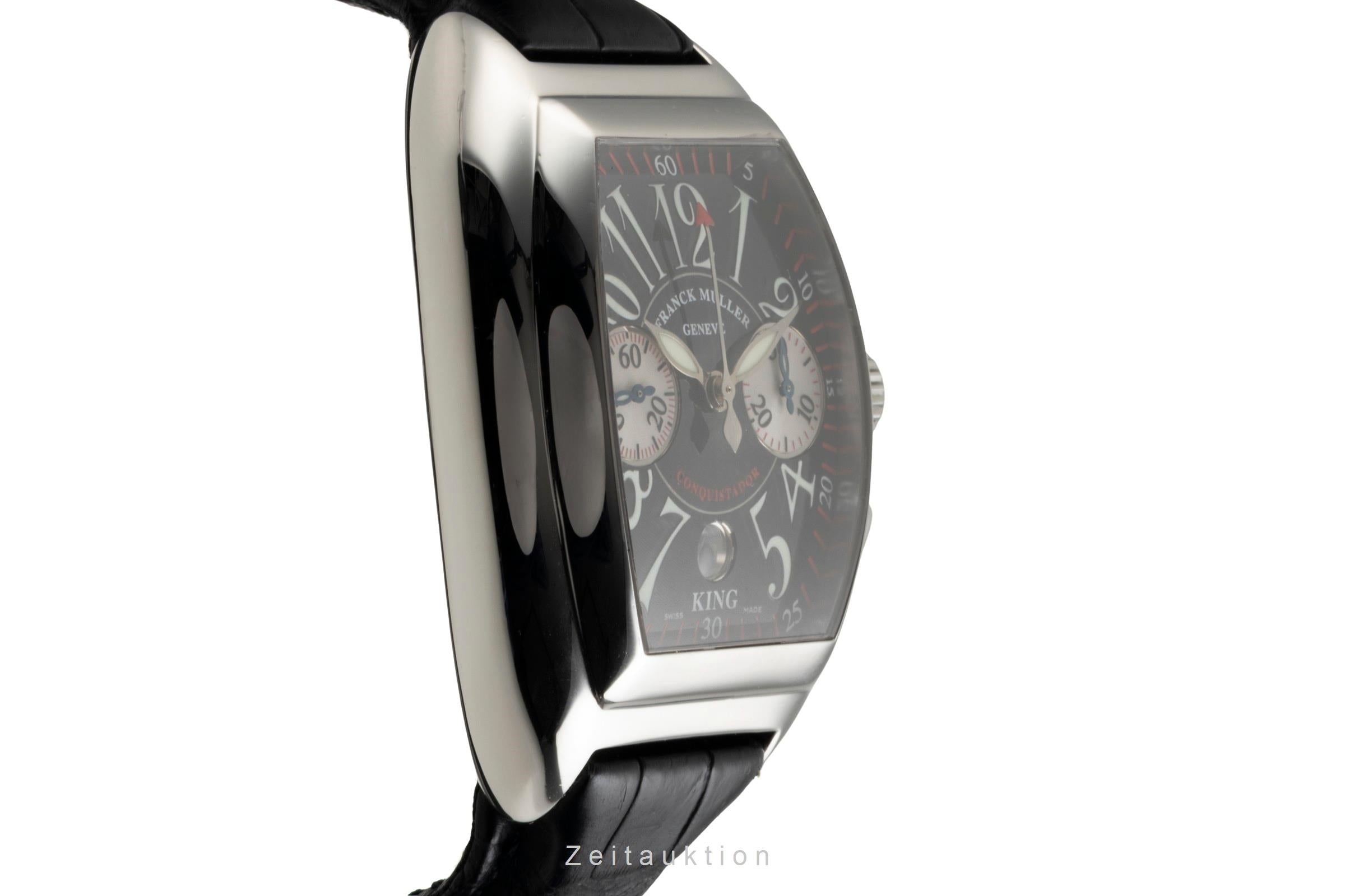 Franck Muller Conquistador chronograph steel automatic men's watch 8005 CC  [2601738]