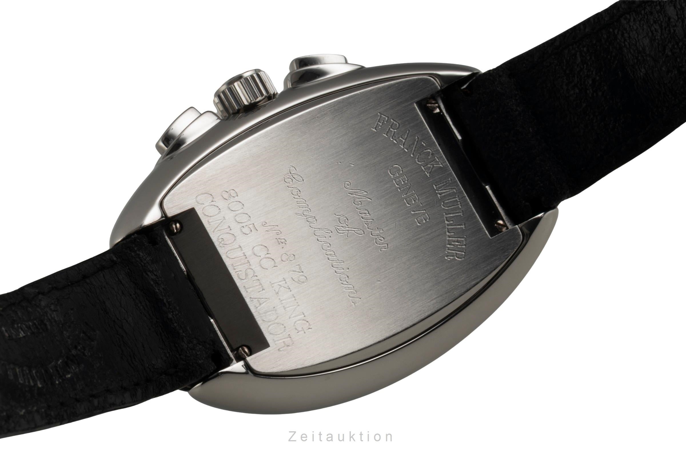 Franck Muller Conquistador chronograph steel automatic men's watch 8005 CC  [2601738]