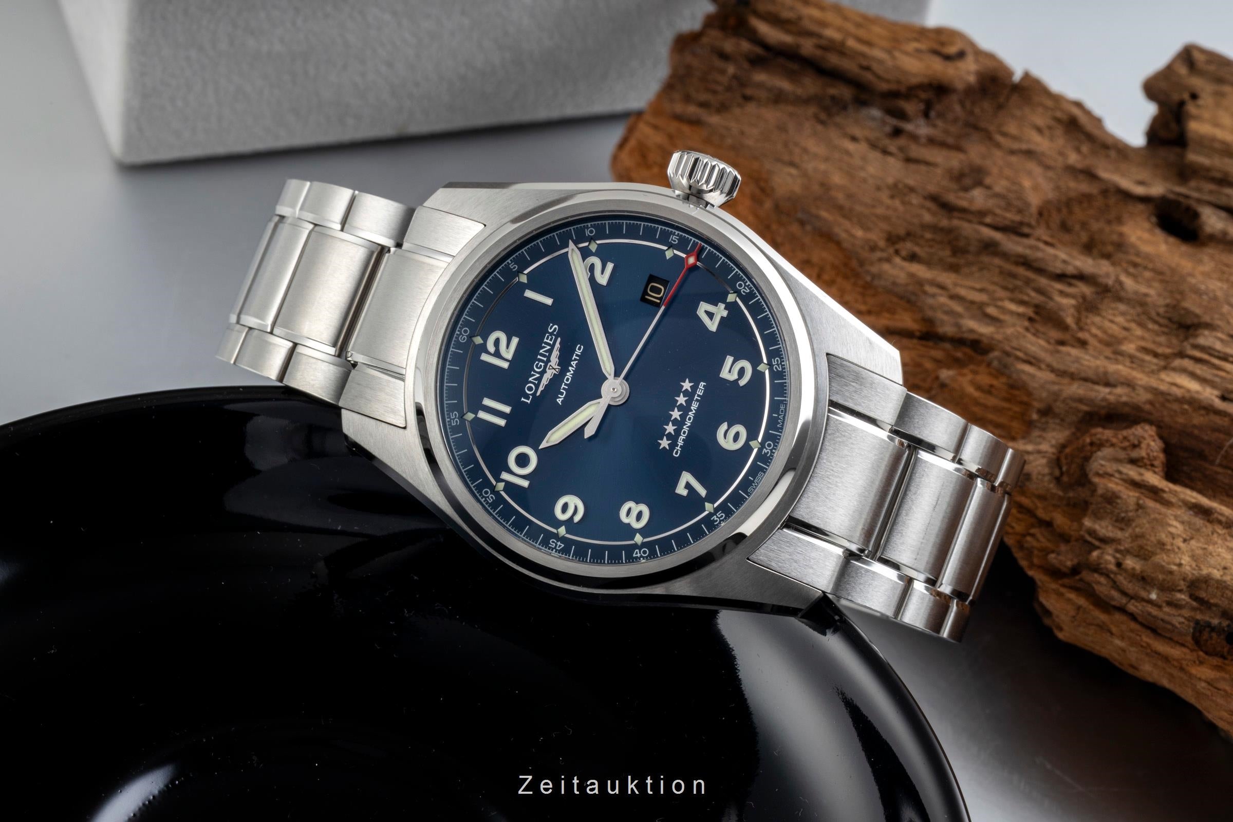 Longines Spirit Stahl Automatik Herrenuhr Ref. L3.810.4.73.9 Box & Papiere 2023 [2601740]