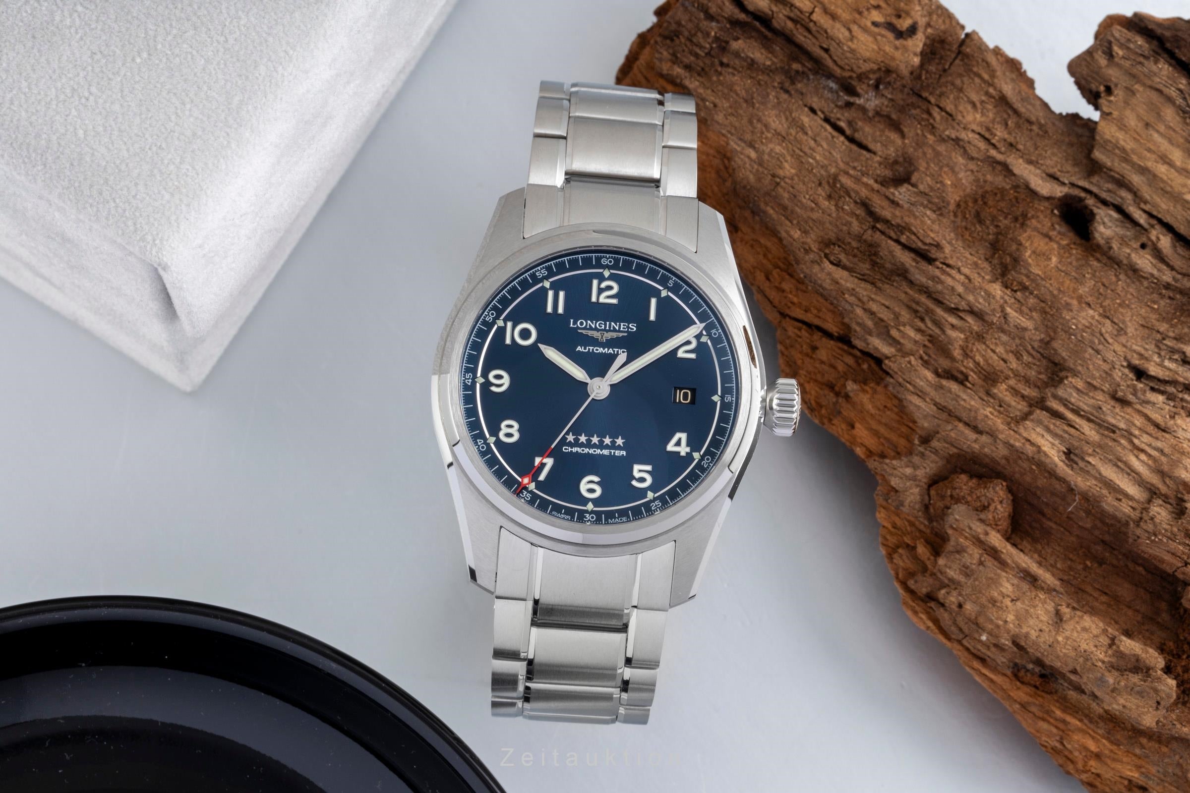 Longines Spirit Stahl Automatik Herrenuhr Ref. L3.810.4.73.9 Box & Papiere 2023 [2601740]