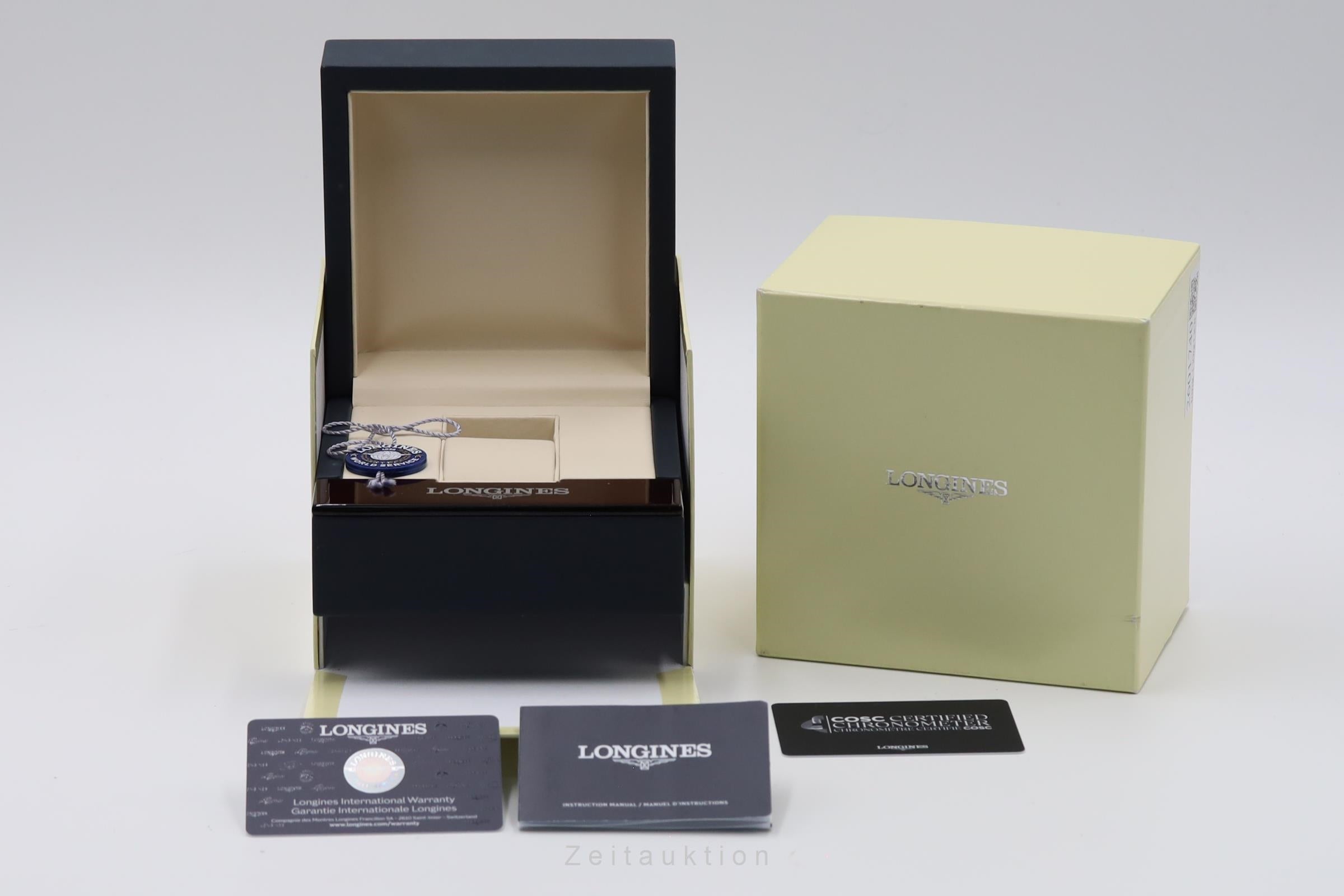 Longines Spirit Stahl Automatik Herrenuhr Ref. L3.810.4.73.9 Box & Papiere 2023 [2601740]