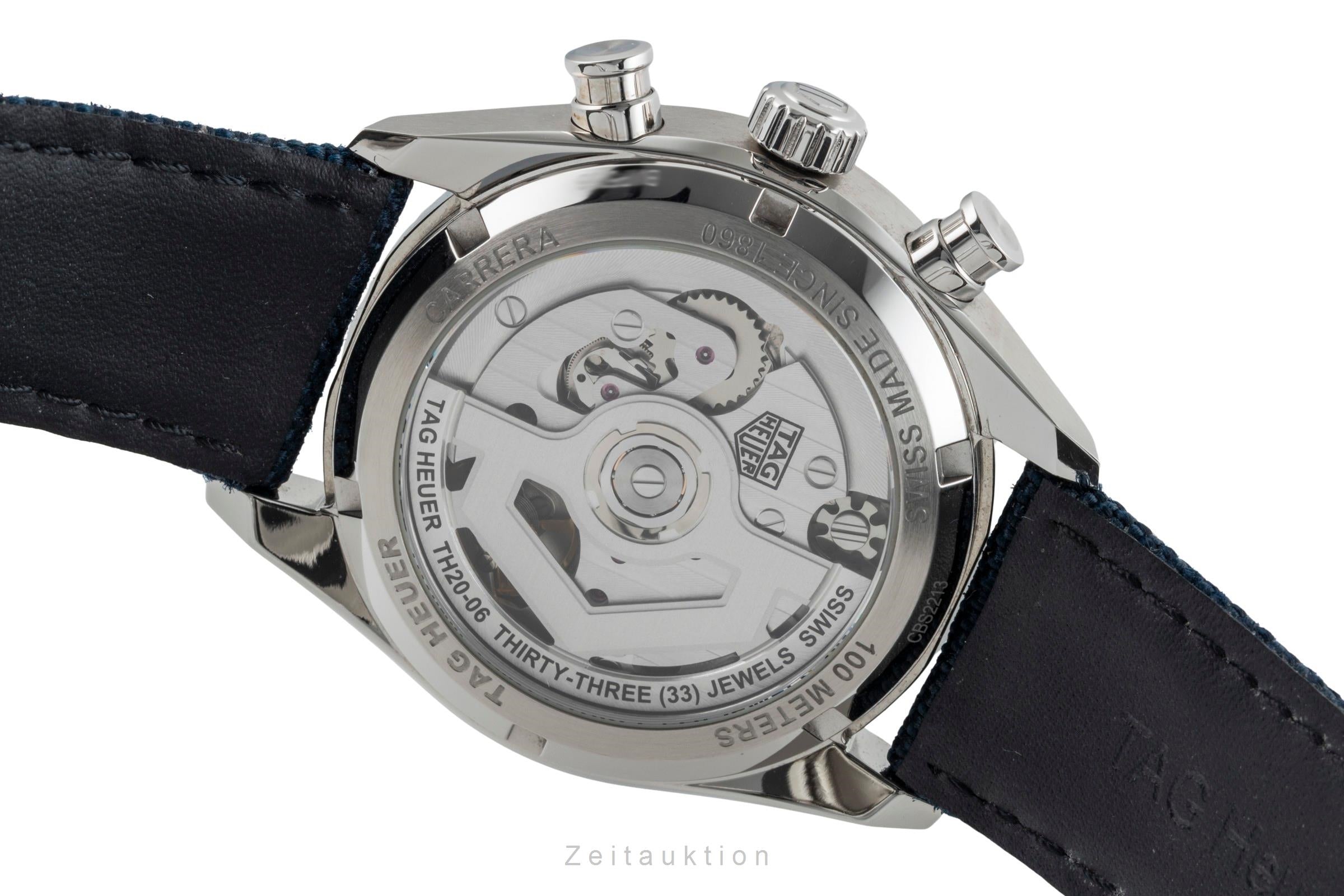 Tag Heuer Carrera chronograph steel automatic Kal. TH20-06 Ref