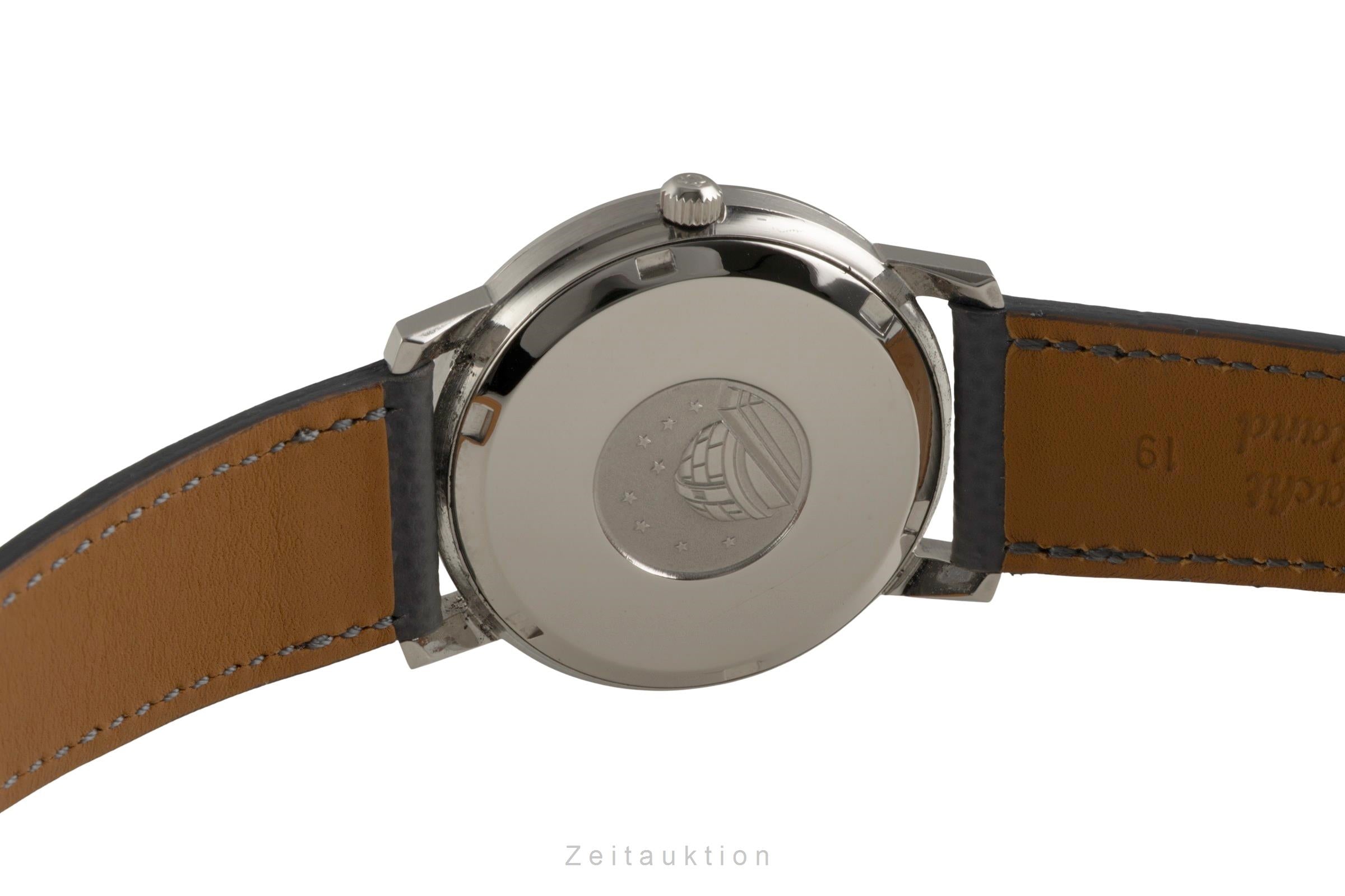 Omega Constellation Stahl Automatik Herrenuhr Linen Dial Ref. 168.018 Vintage  [2601743]