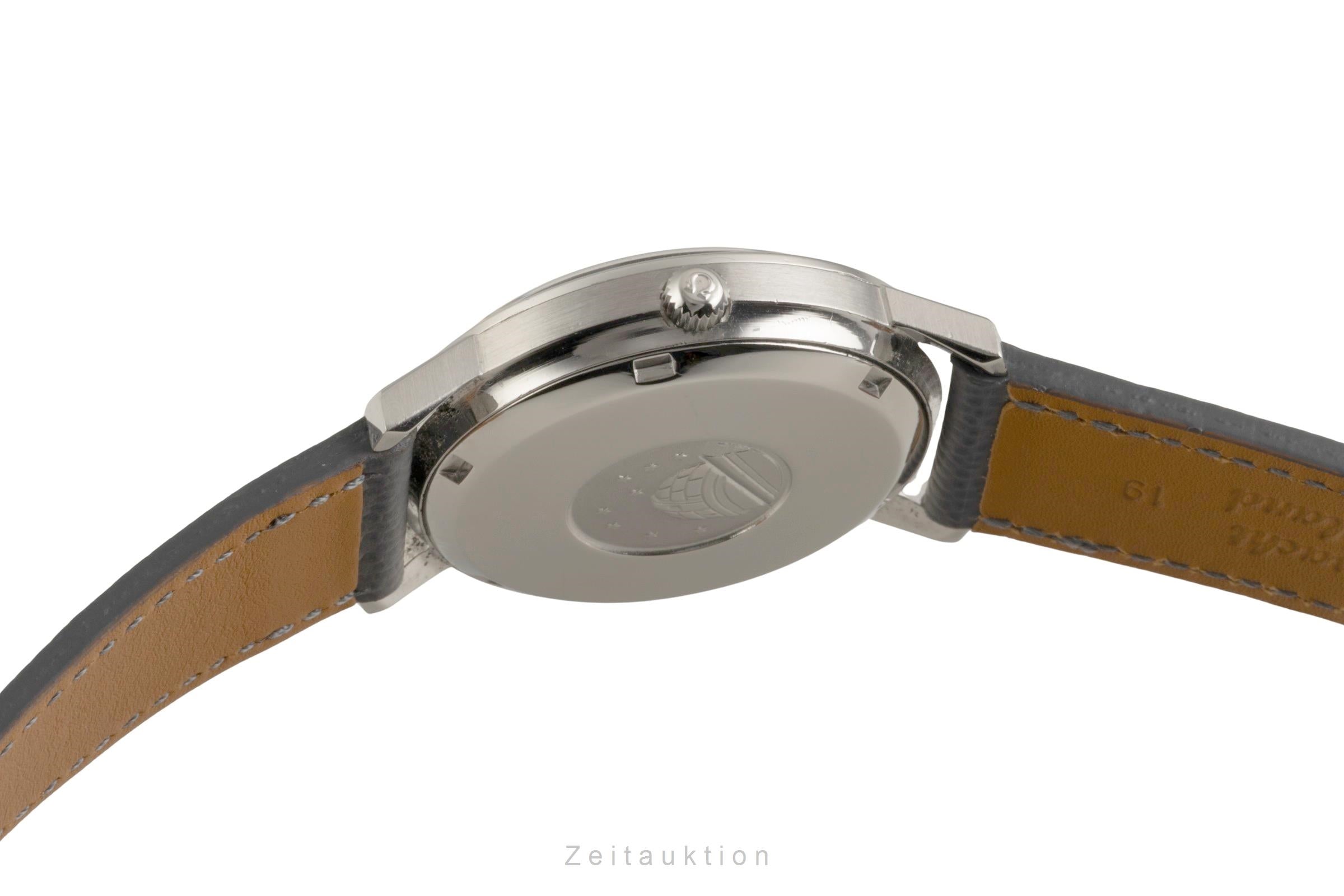 Omega Constellation Stahl Automatik Herrenuhr Linen Dial Ref. 168.018 Vintage  [2601743]