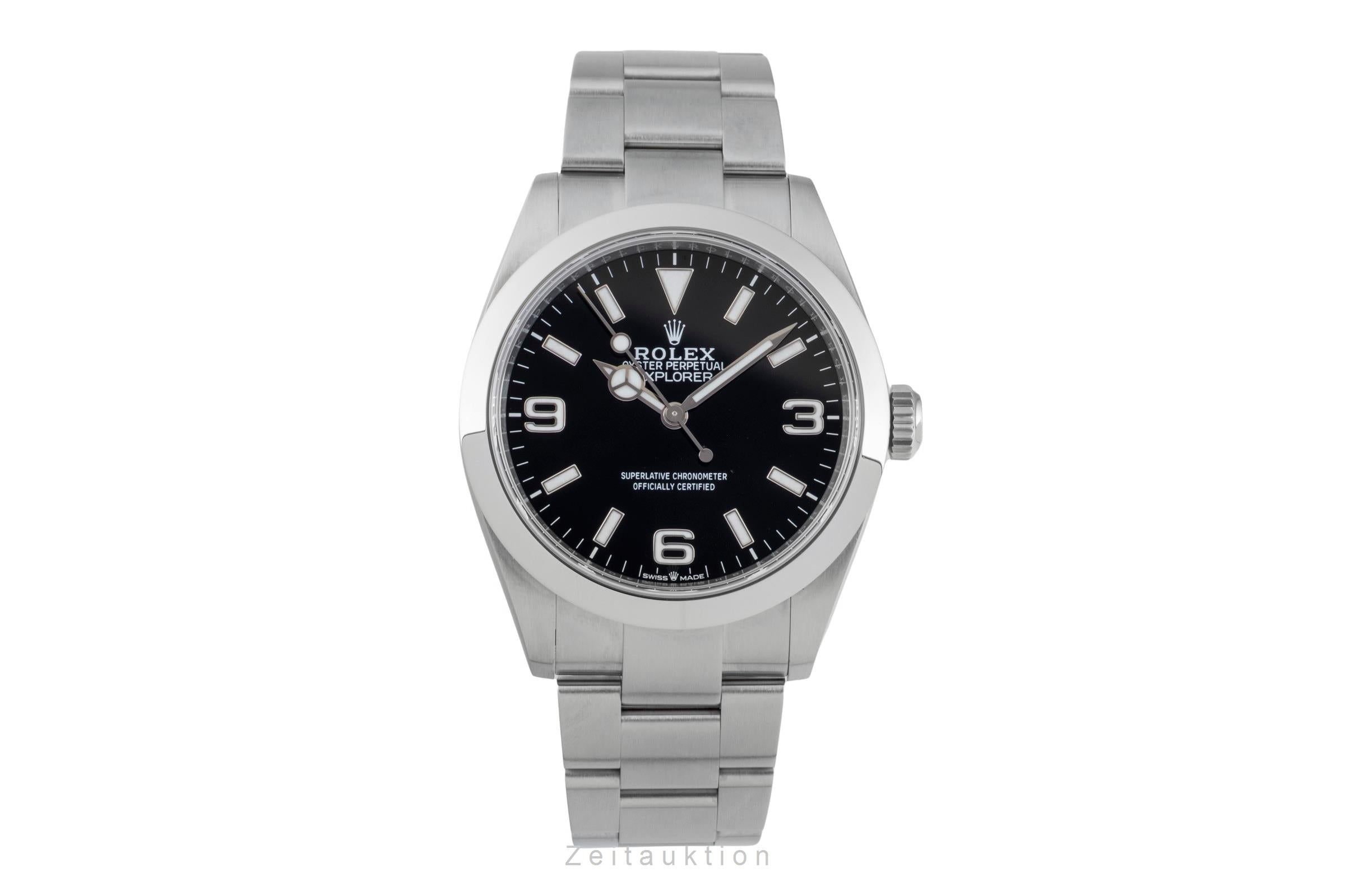 Rolex Explorer 40 Oyster Edelstahl Automatik Herrenuhr Ref. 224270 [2601744]