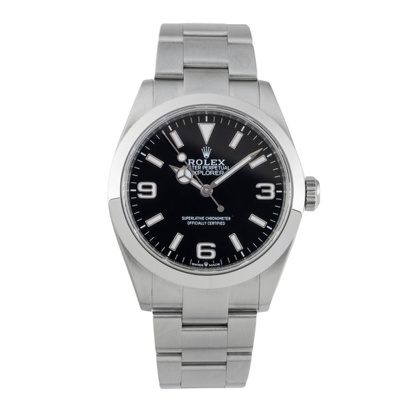 Rolex Explorer 40 Oyster Edelstahl Automatik Herrenuhr Ref. 224270 [2601744]