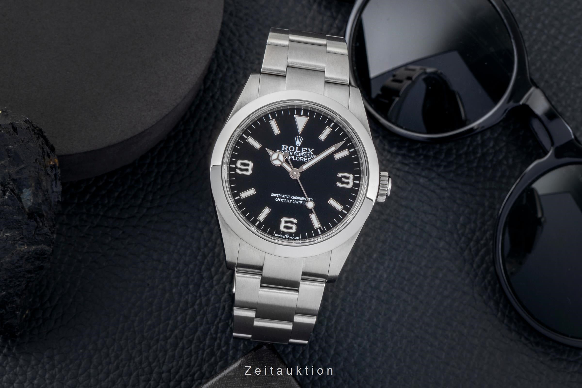 Rolex Explorer 40 Oyster Edelstahl Automatik Herrenuhr Ref. 224270 [2601744]