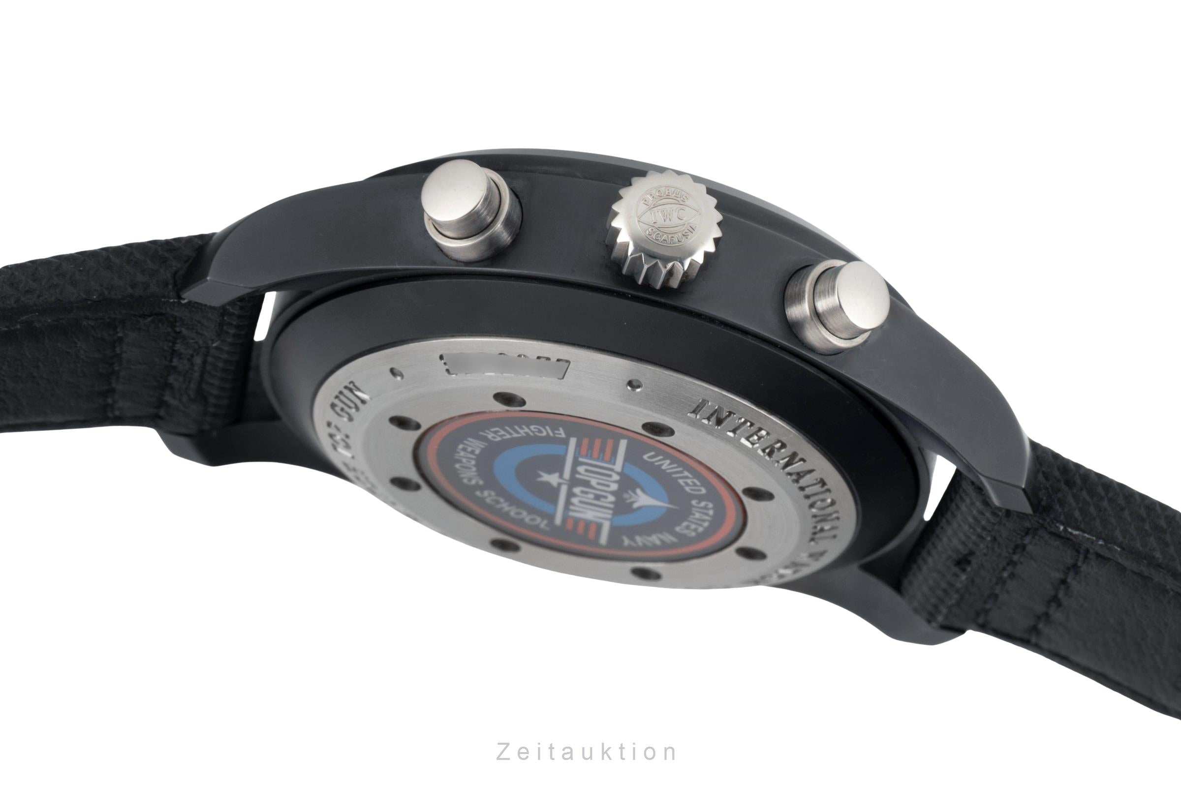 IWC Fliegerchronograph chronographe céramique / titane automatique montre pour hommes IW388001 LP: 9900EUR  [2601747]
