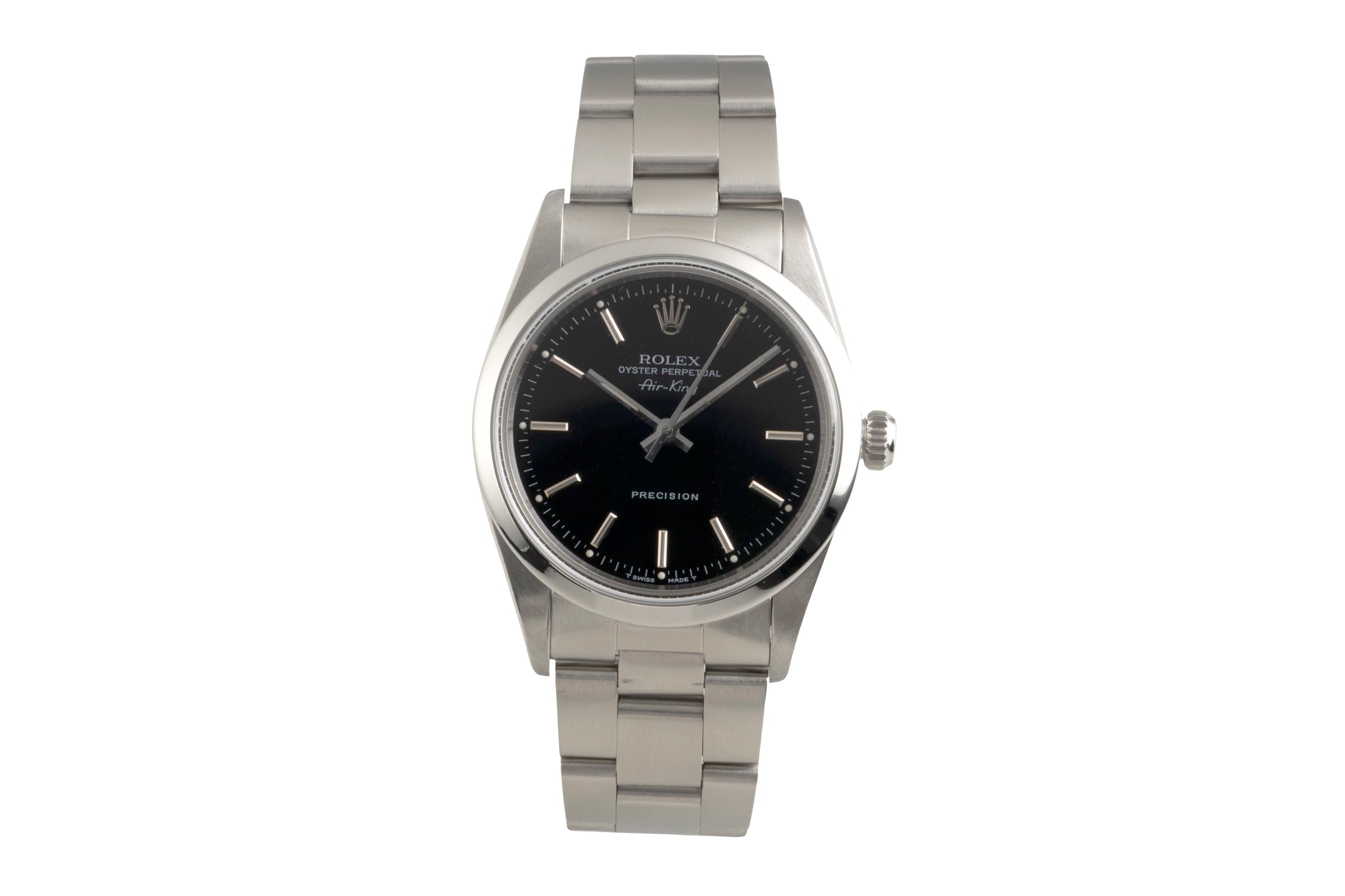 Rolex Air King 34 Black Dial Oyster Edelstahl Automatik Herrenuhr Ref. 14000 Box [2601749]