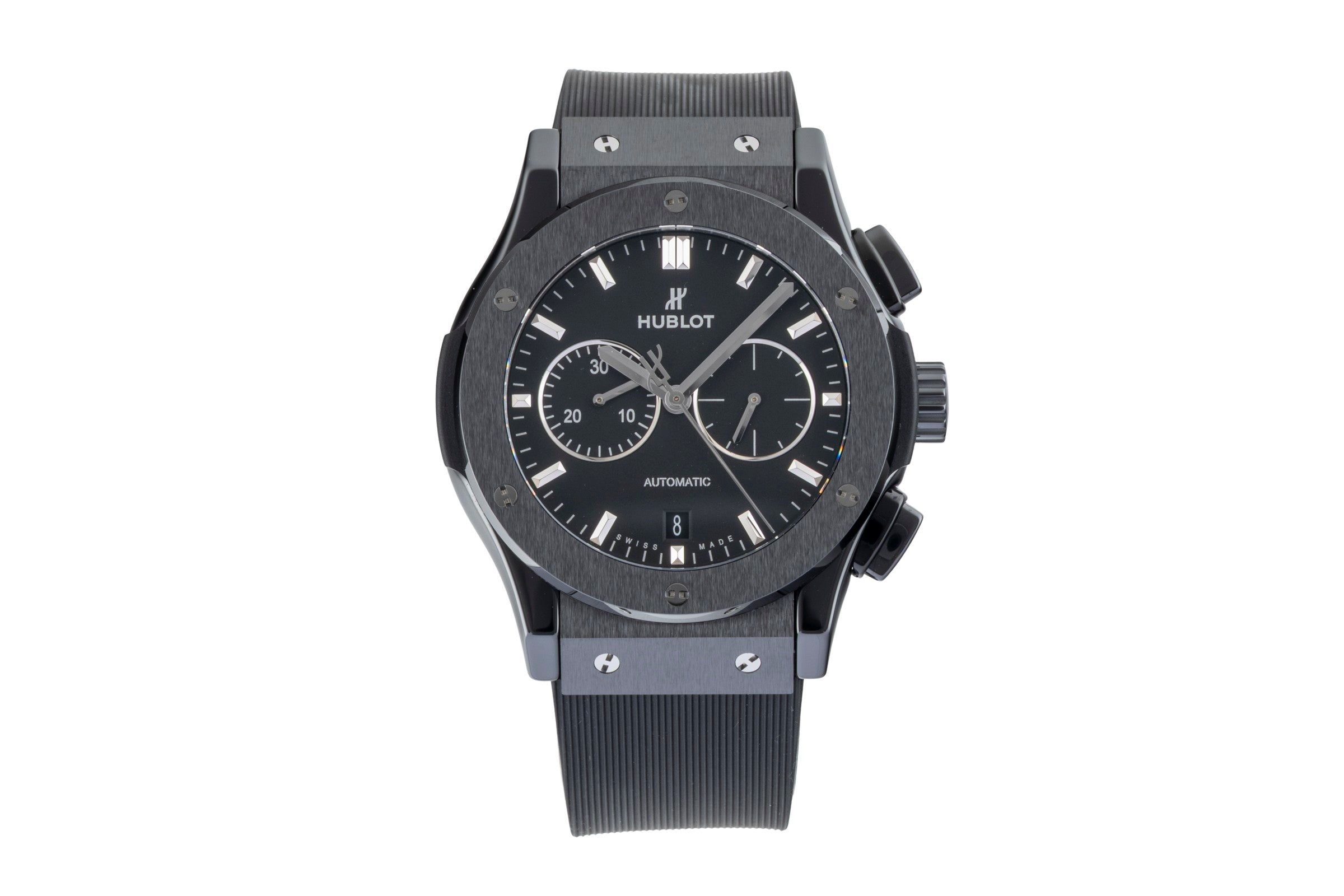 Hublot Classic Fusion chronograph ceramic / titanium automatic men's watch 541.CM.1171.RX LP: 13200EUR  [2601751]