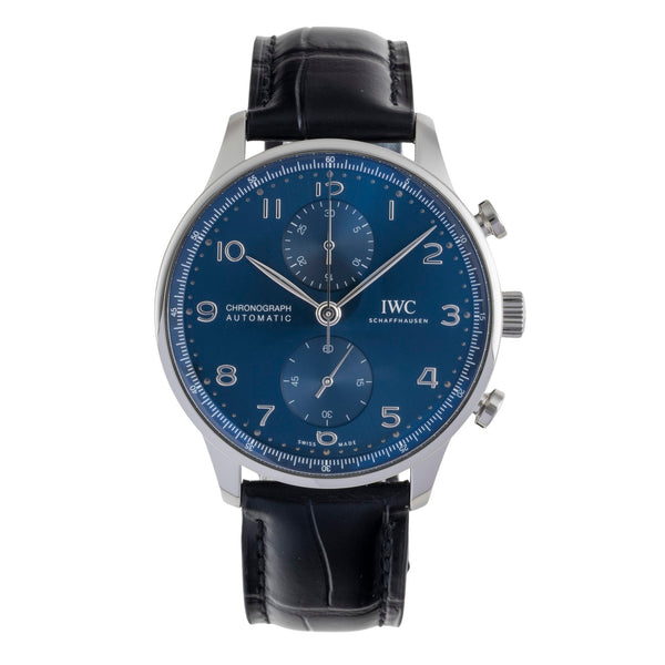 IWC Portugieser Chronograph Stahl Automatik Herrenuhr Ref. IW371606 NP: 9100,- € [2601752]