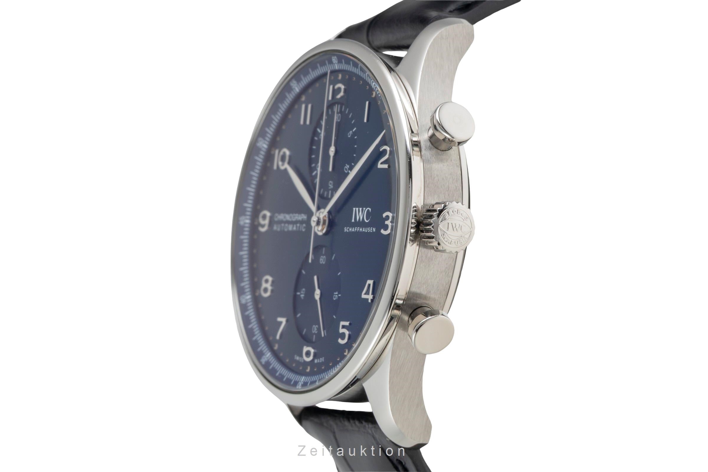 IWC Portugieser Chronograph Stahl Automatik Herrenuhr Ref. IW371606 NP: 9100,- € [2601752]