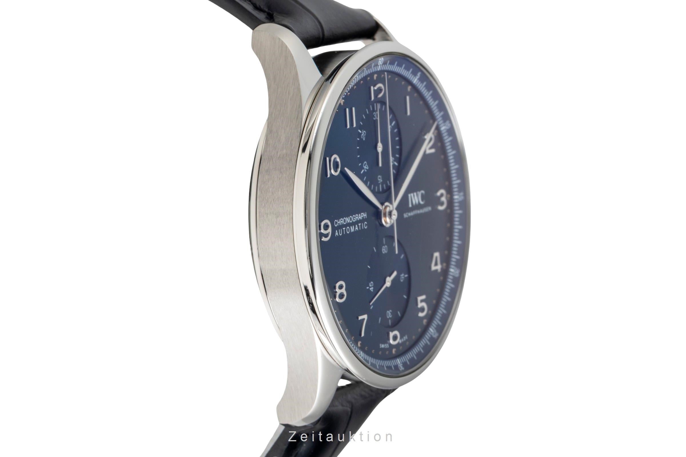 IWC Portugieser Chronograph Stahl Automatik Herrenuhr Ref. IW371606 NP: 9100,- € [2601752]