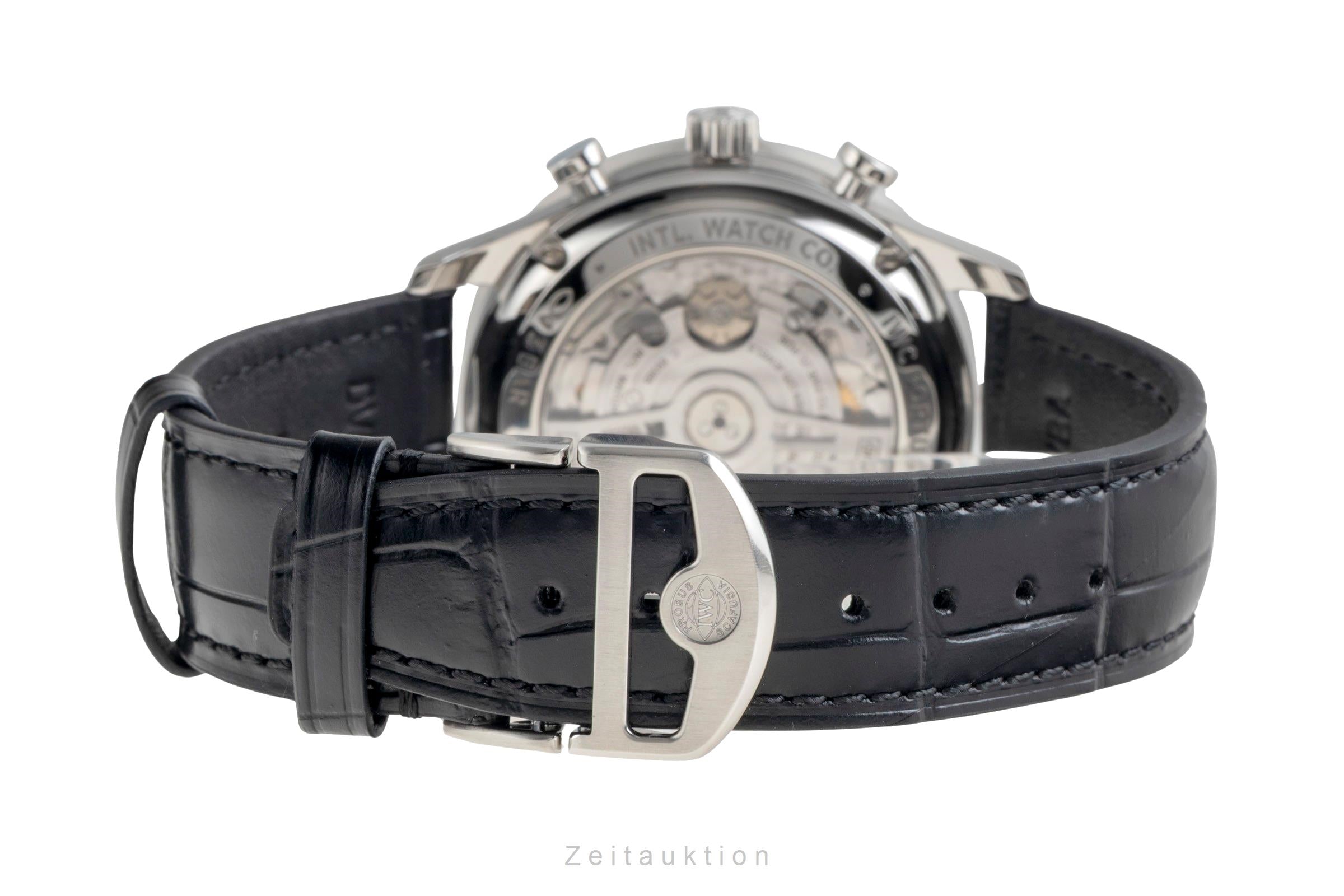 IWC Portugieser Chronograph Stahl Automatik Herrenuhr Ref. IW371606 NP: 9100,- € [2601752]