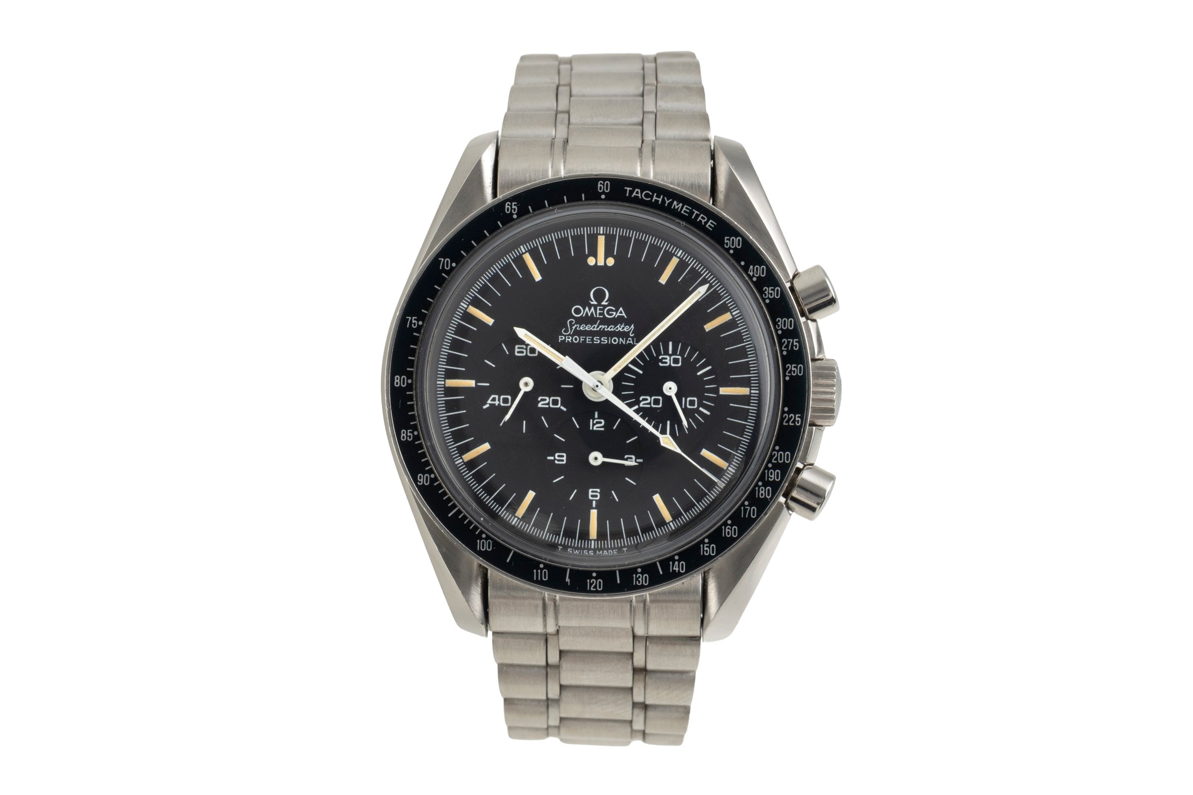 Omega Speedmaster Moonwatch chronographe acier à remontage manuel montre pour hommes 3590.50.00 LP: 7600EUR  [2601753]