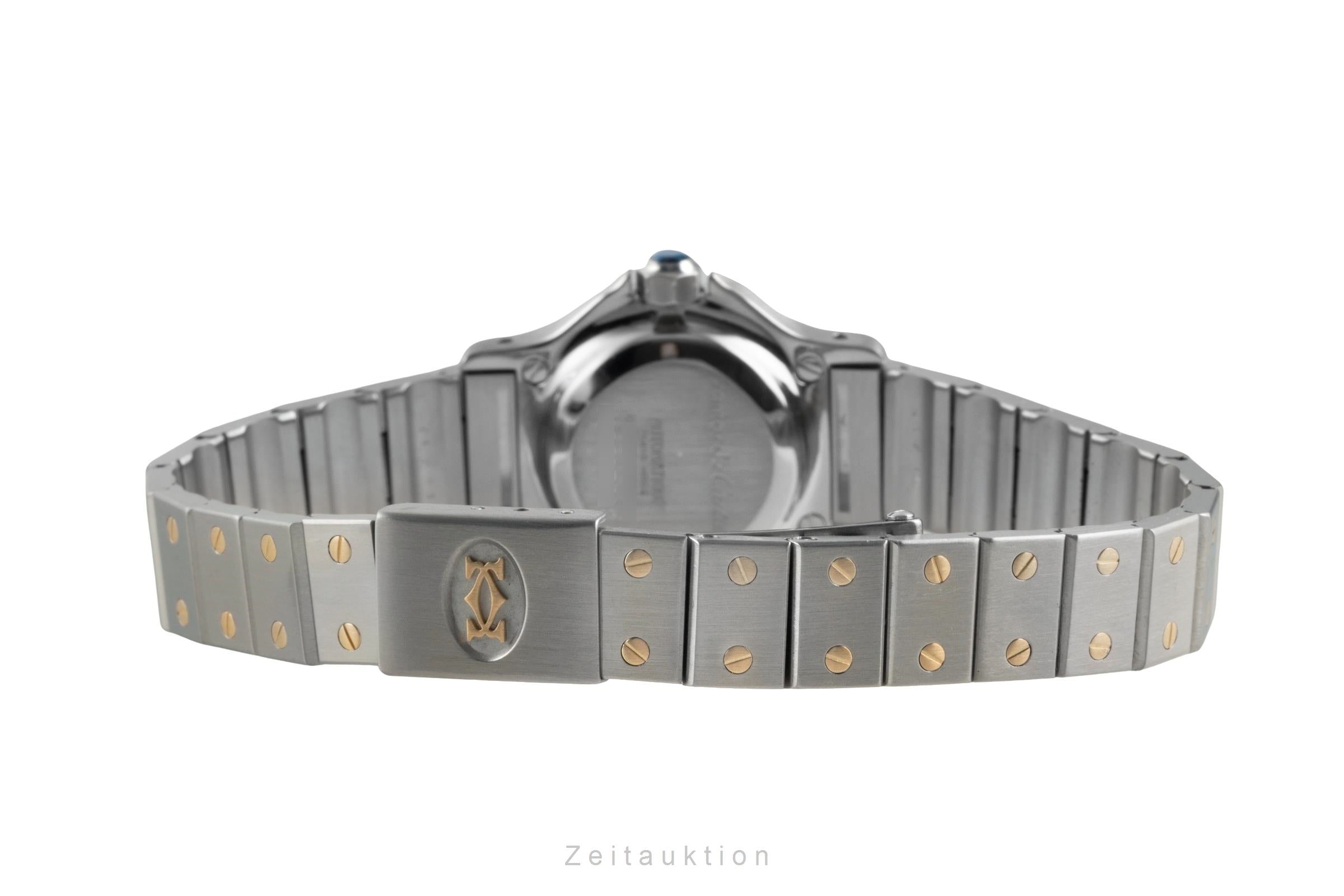 Cartier Santos steel / gold automatic women's watch 0907  [2601757]