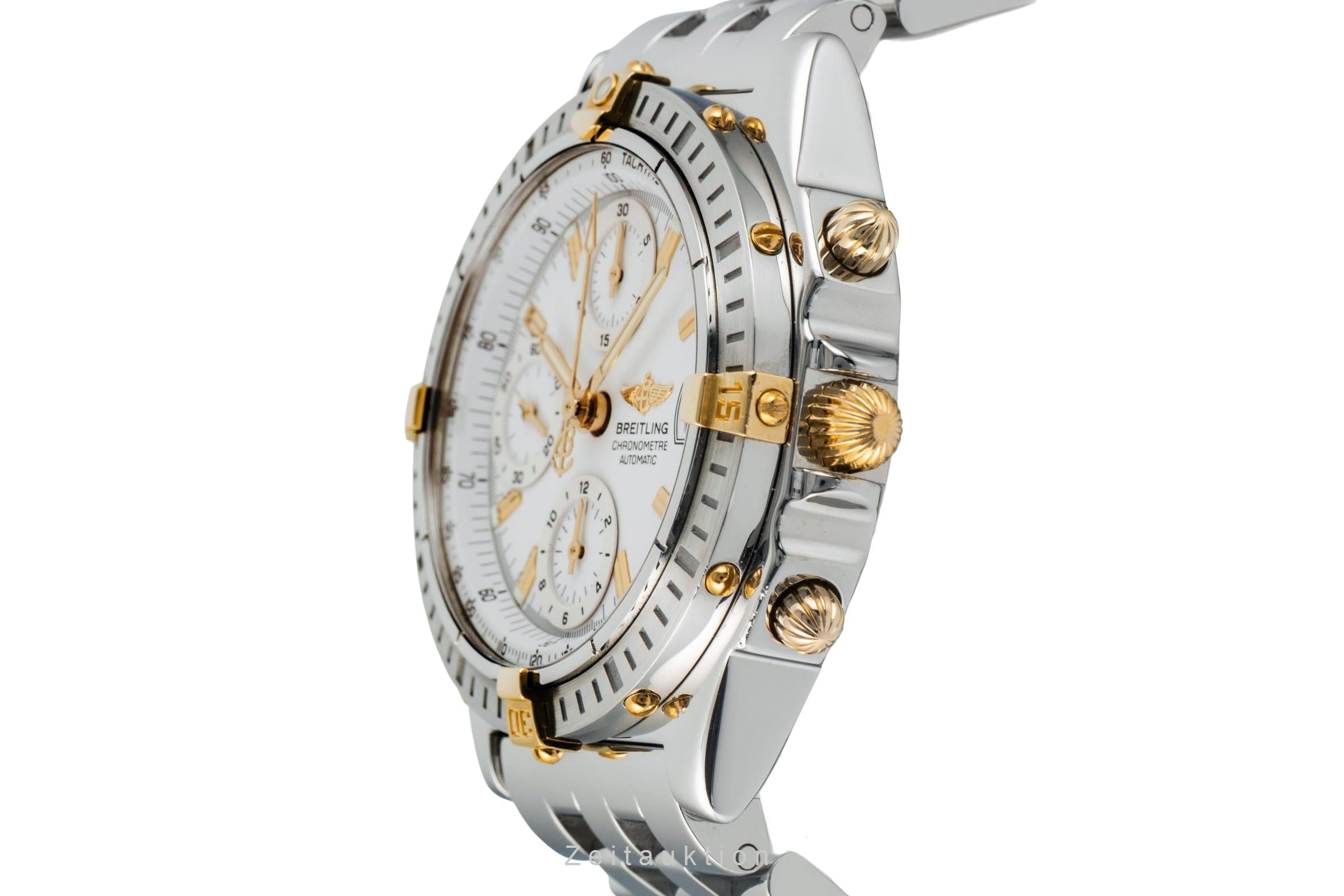 Breitling Chronomat chronograph steel / gold automatic men's watch B13352  [2601758]
