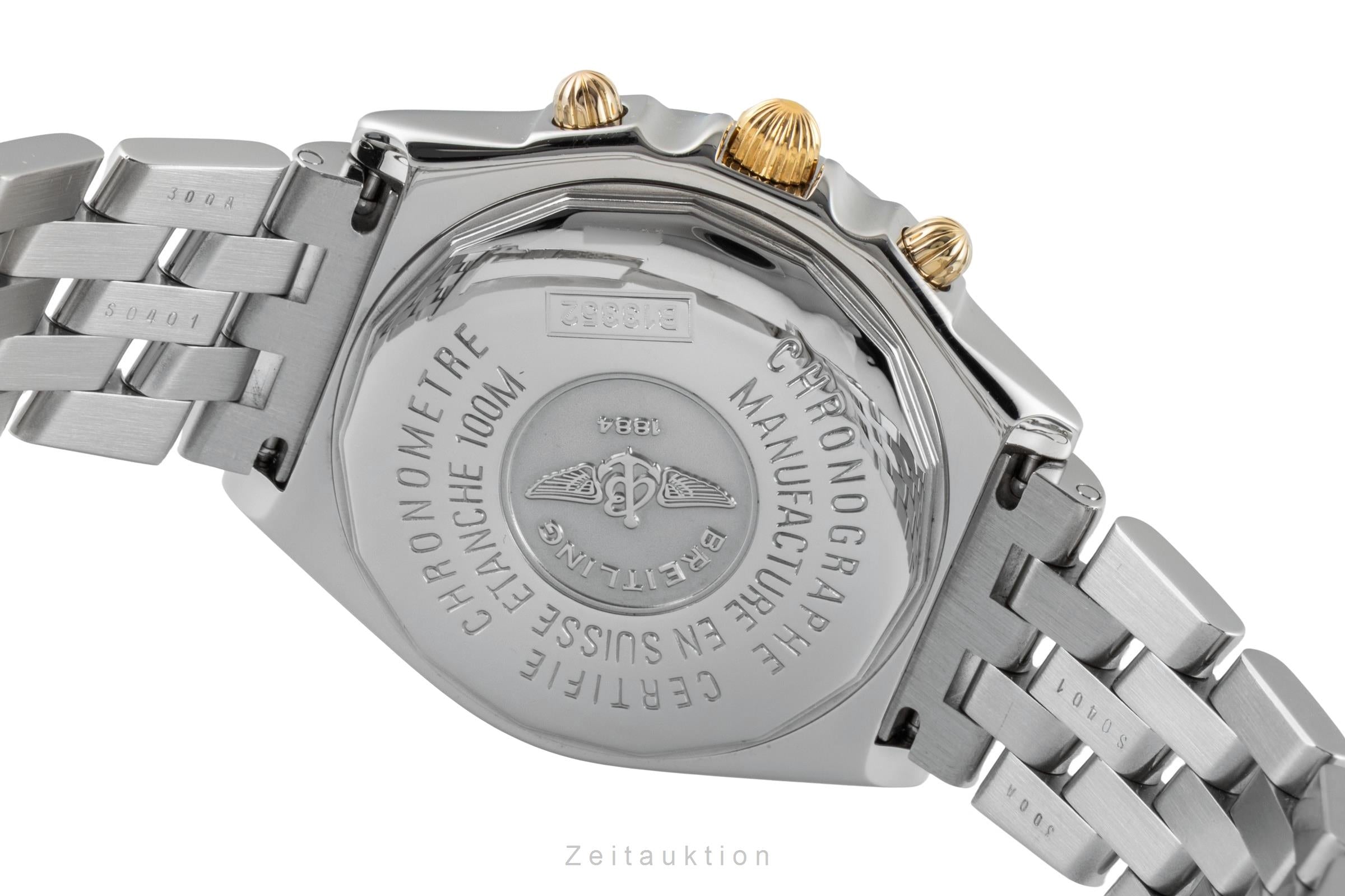 Breitling Chronomat chronograph steel / gold automatic men's watch B13352  [2601758]