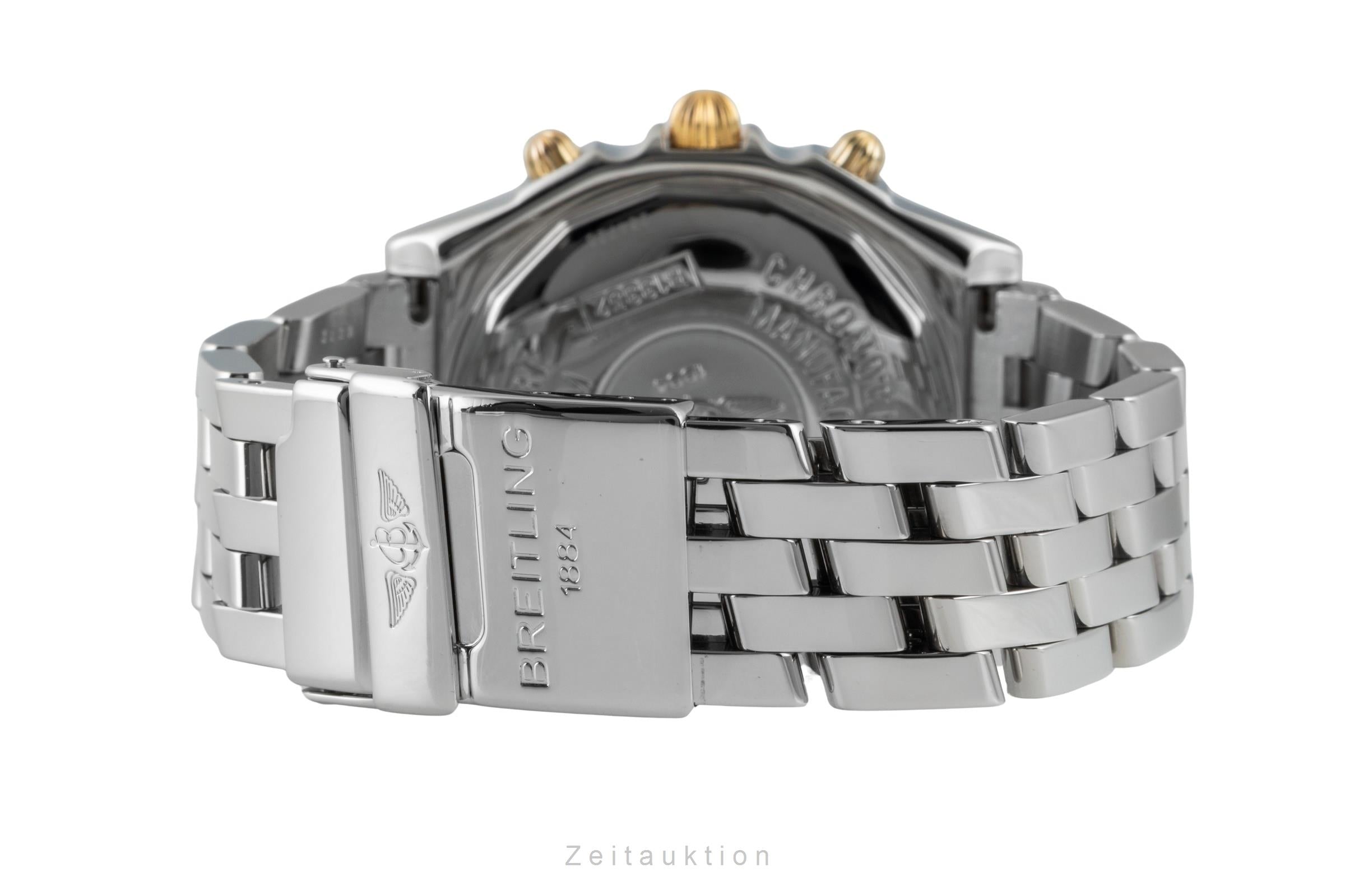 Breitling Chronomat chronograph steel / gold automatic men's watch B13352  [2601758]