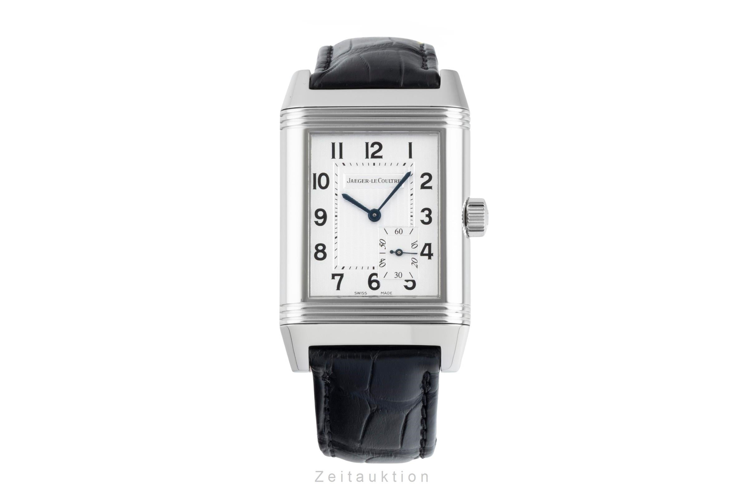Jaeger LeCoultre Reverso acero cuerda manual reloj para caballeros Q3018420, 240.8.14  [2601760]