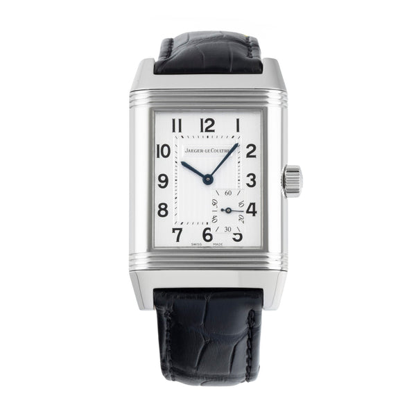 Jaeger LeCoultre Reverso acero cuerda manual reloj para caballeros Q3018420, 240.8.14  [2601760]