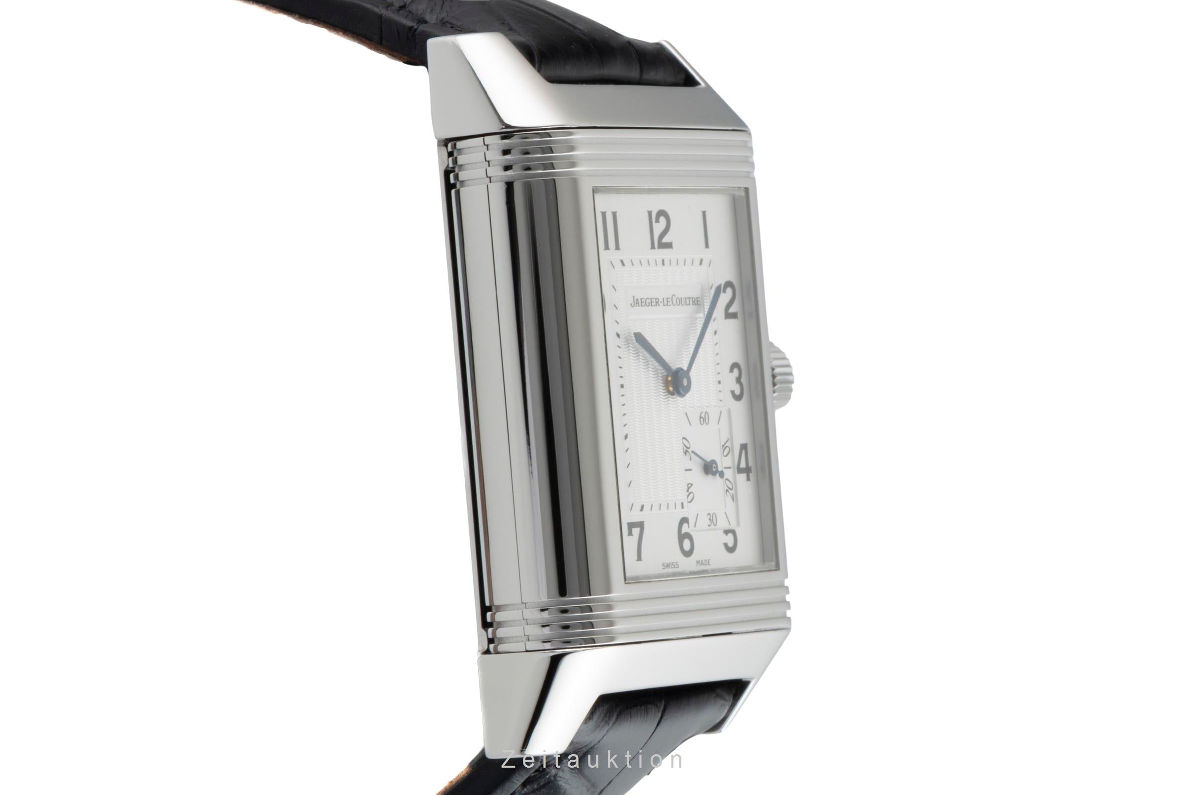Jaeger LeCoultre Reverso acero cuerda manual reloj para caballeros Q3018420, 240.8.14  [2601760]