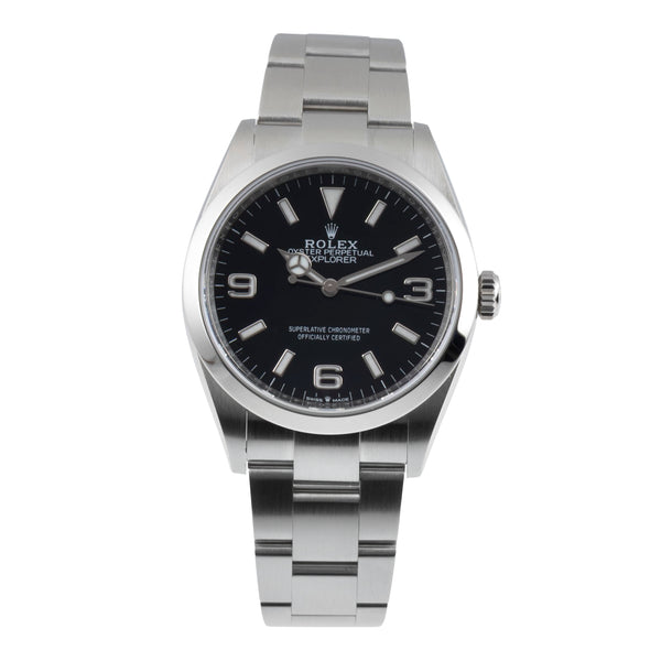 Rolex Explorer Oyster Edelstahl Automatik Herren Ref. 124270 Box & Papiere 2022 [2601761]