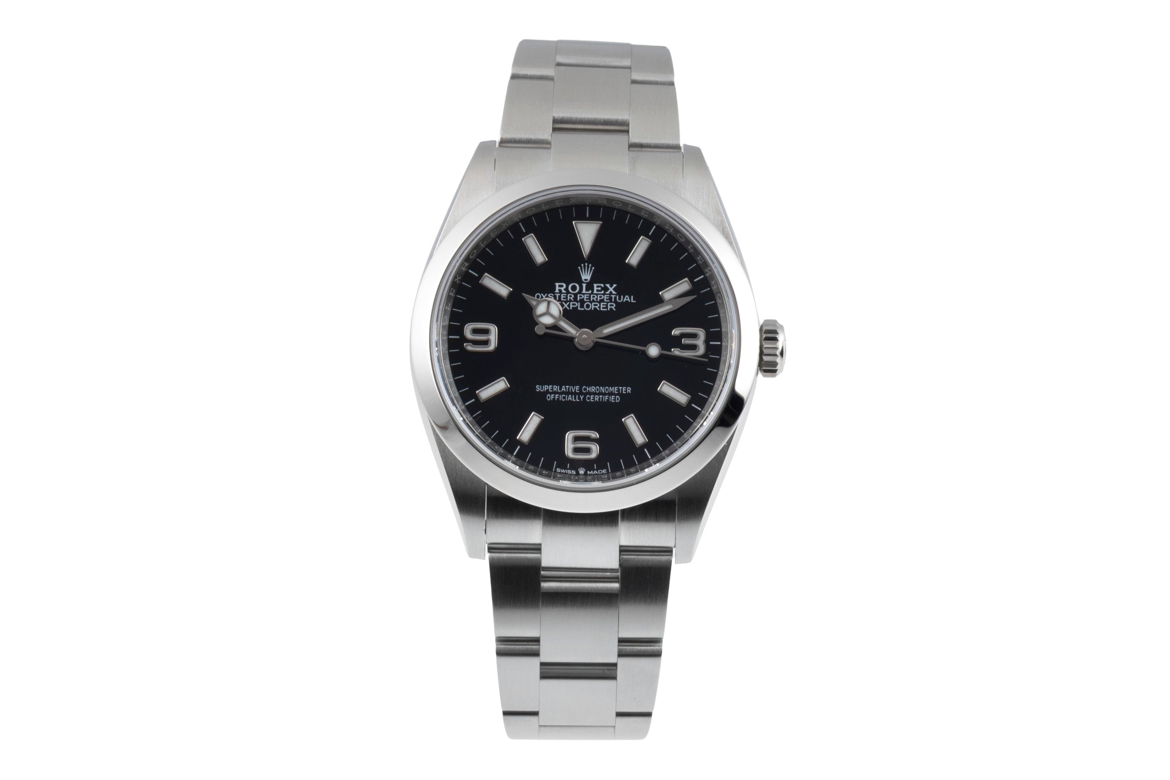 Rolex Explorer Oyster Edelstahl Automatik Herren Ref. 124270 Box & Papiere 2022 [2601761]
