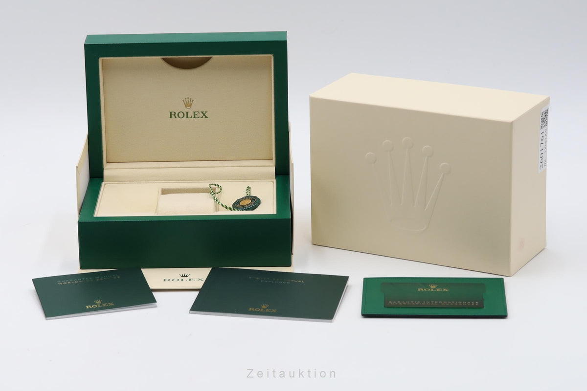 Rolex Explorer Oyster Edelstahl Automatik Herren Ref. 124270 Box & Papiere 2022 [2601761]