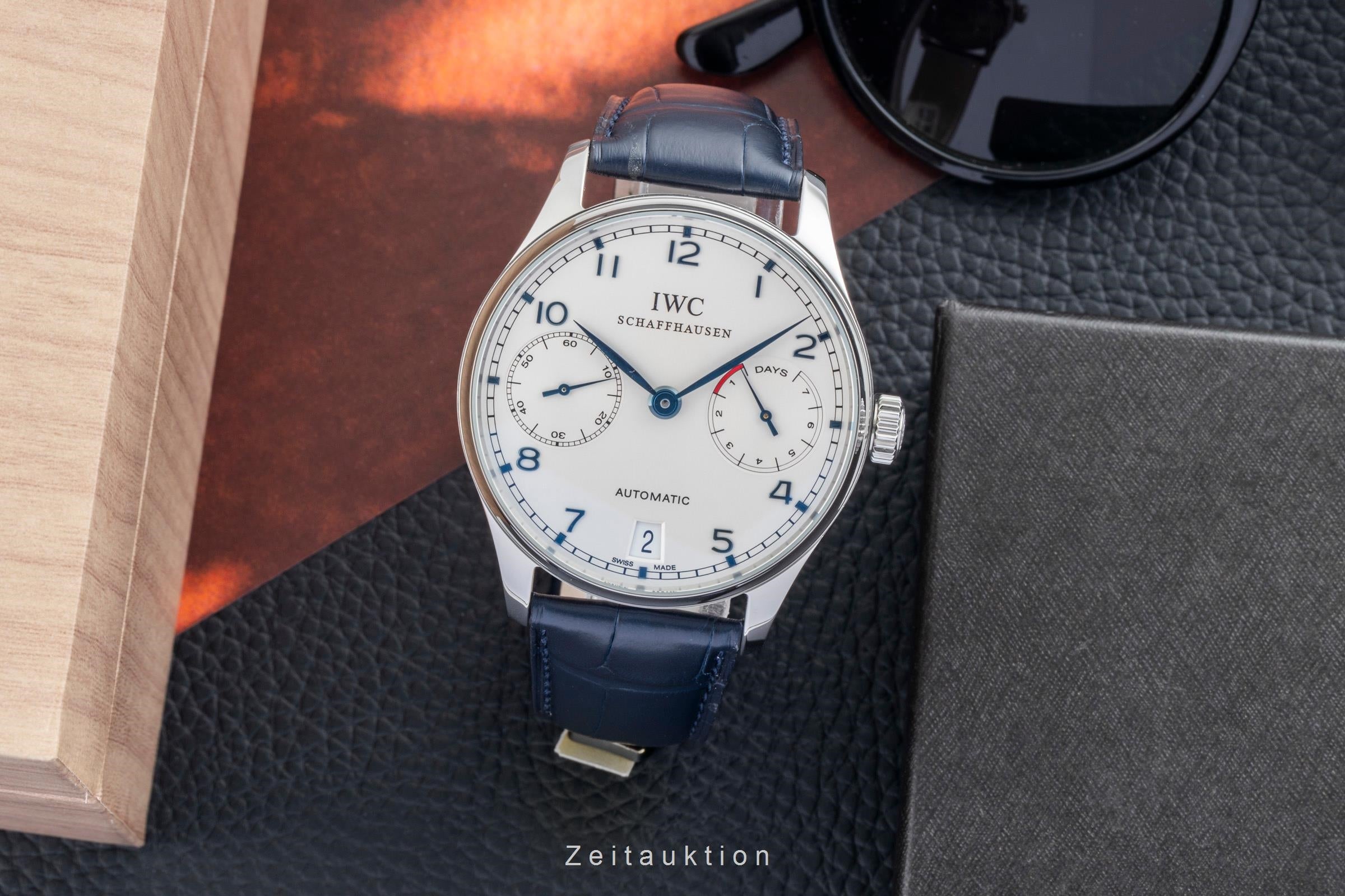 IWC Portugieser acciaio automatismo orologio da uomo IW500107 LP: 14000EUR  [2601764]