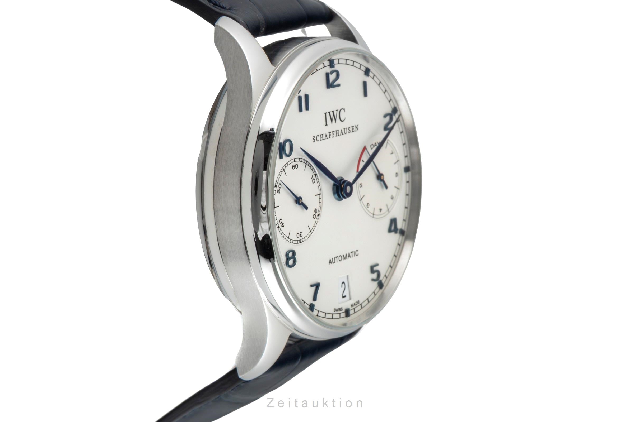 IWC Portugieser acciaio automatismo orologio da uomo IW500107 LP: 14000EUR  [2601764]