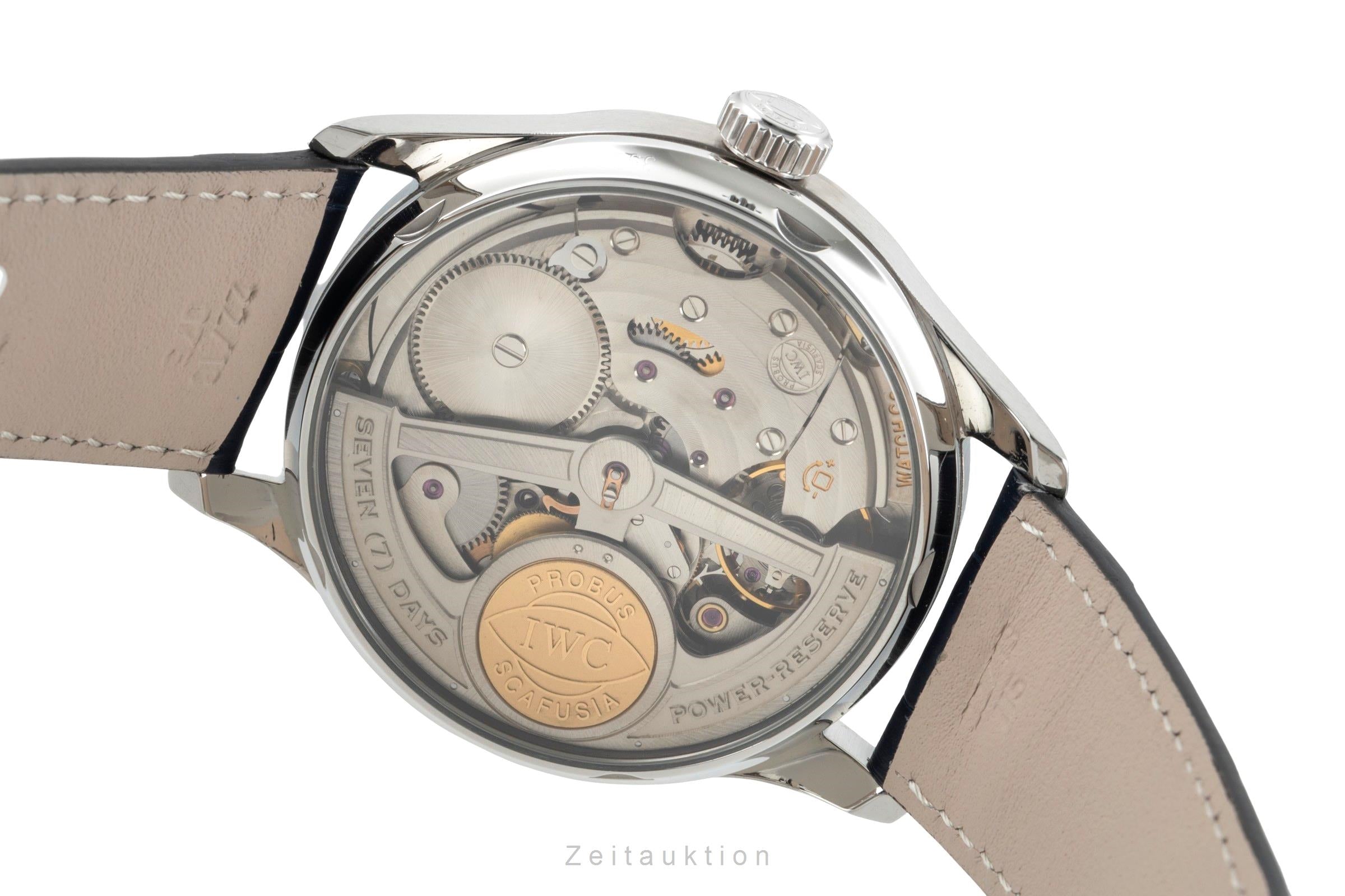 IWC Portugieser acciaio automatismo orologio da uomo IW500107 LP: 14000EUR  [2601764]