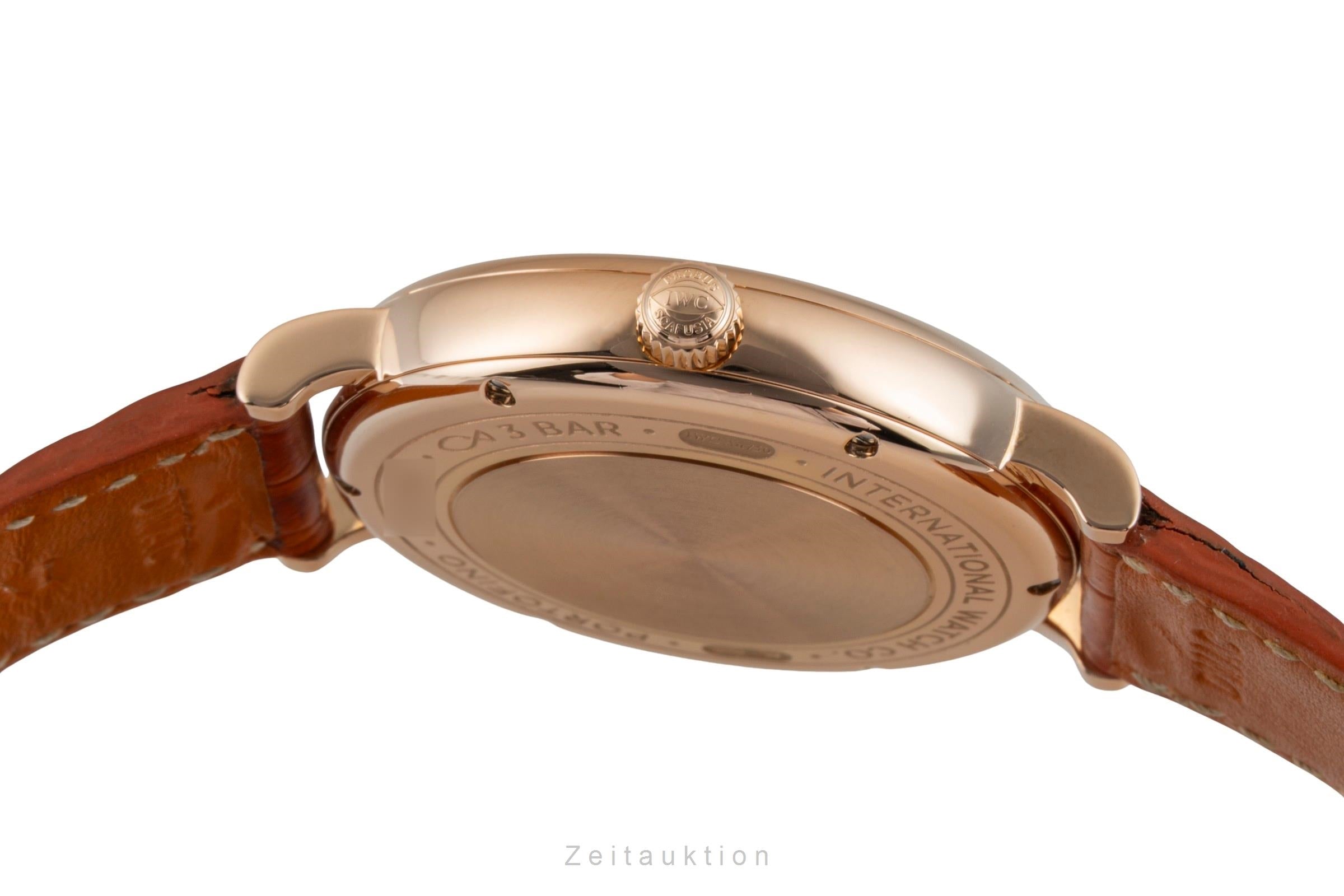 IWC Portofino 18k (0,750) Roségold Diamanten Automatik Ref IW458105 Papiere 2016 [2601765]