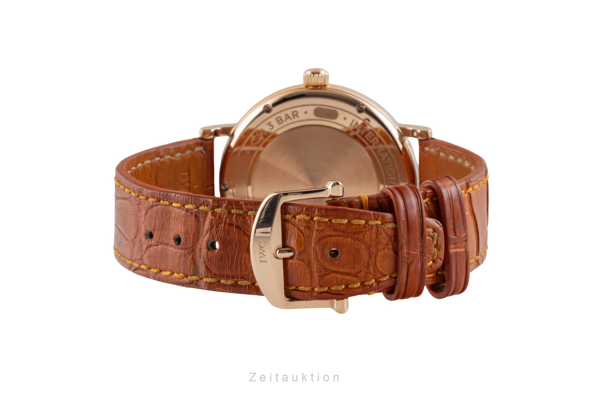 IWC Portofino 18k (0,750) Roségold Diamanten Automatik Ref IW458105 Papiere 2016 [2601765]