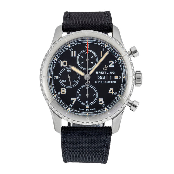 Breitling Aviator 8 cronografo acciaio automatismo orologio da uomo A13316  [2601766]