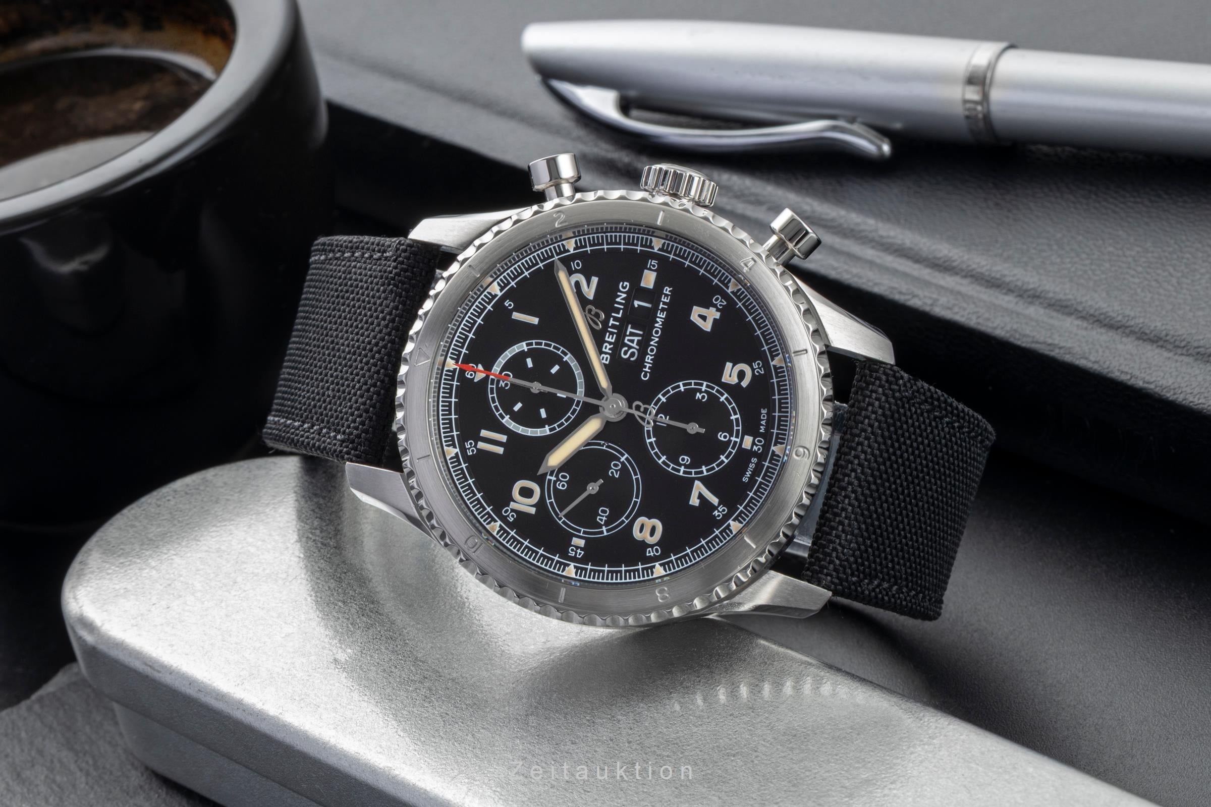 Breitling Aviator 8 cronografo acciaio automatismo orologio da uomo A13316  [2601766]