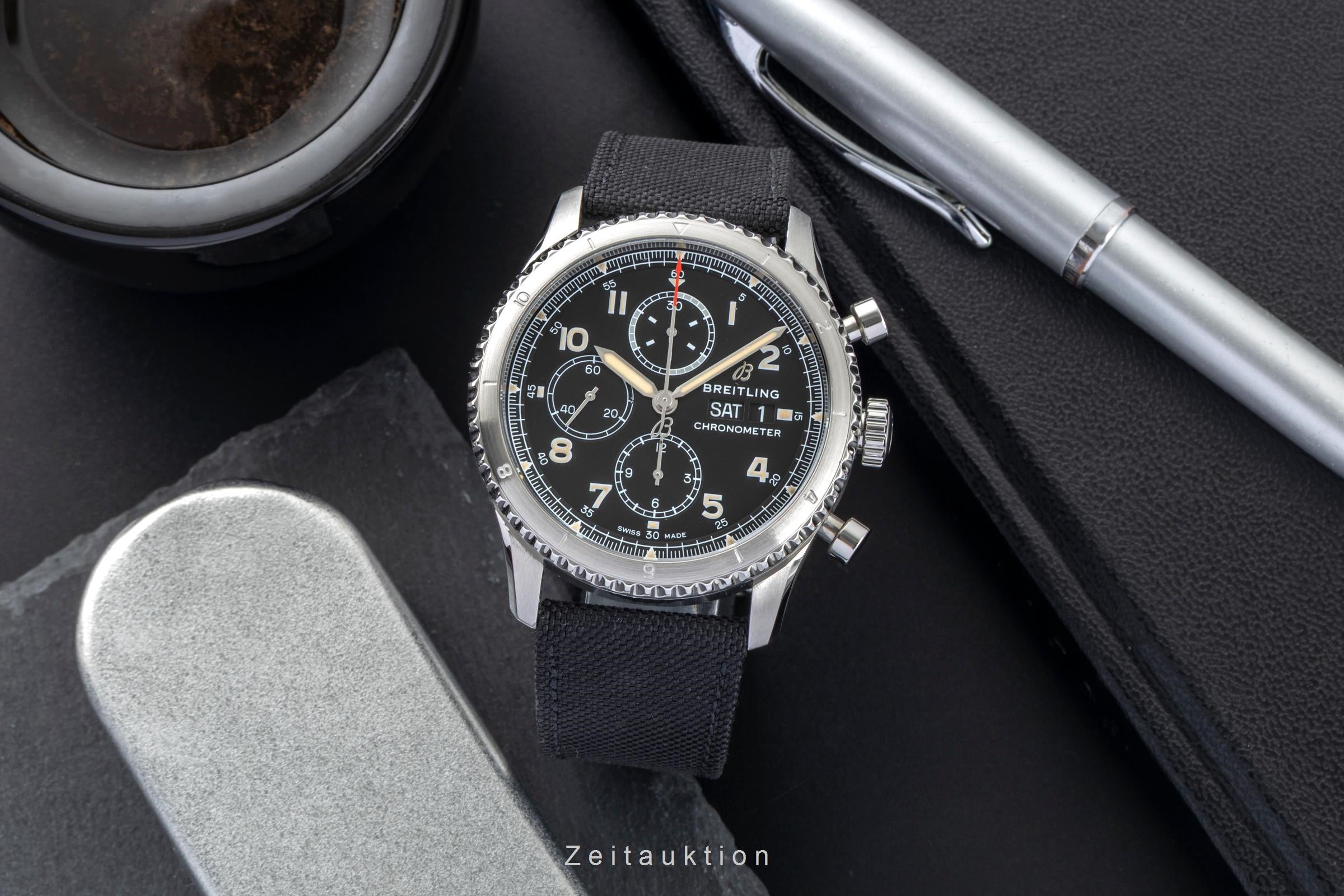 Breitling Aviator 8 cronografo acciaio automatismo orologio da uomo A13316  [2601766]