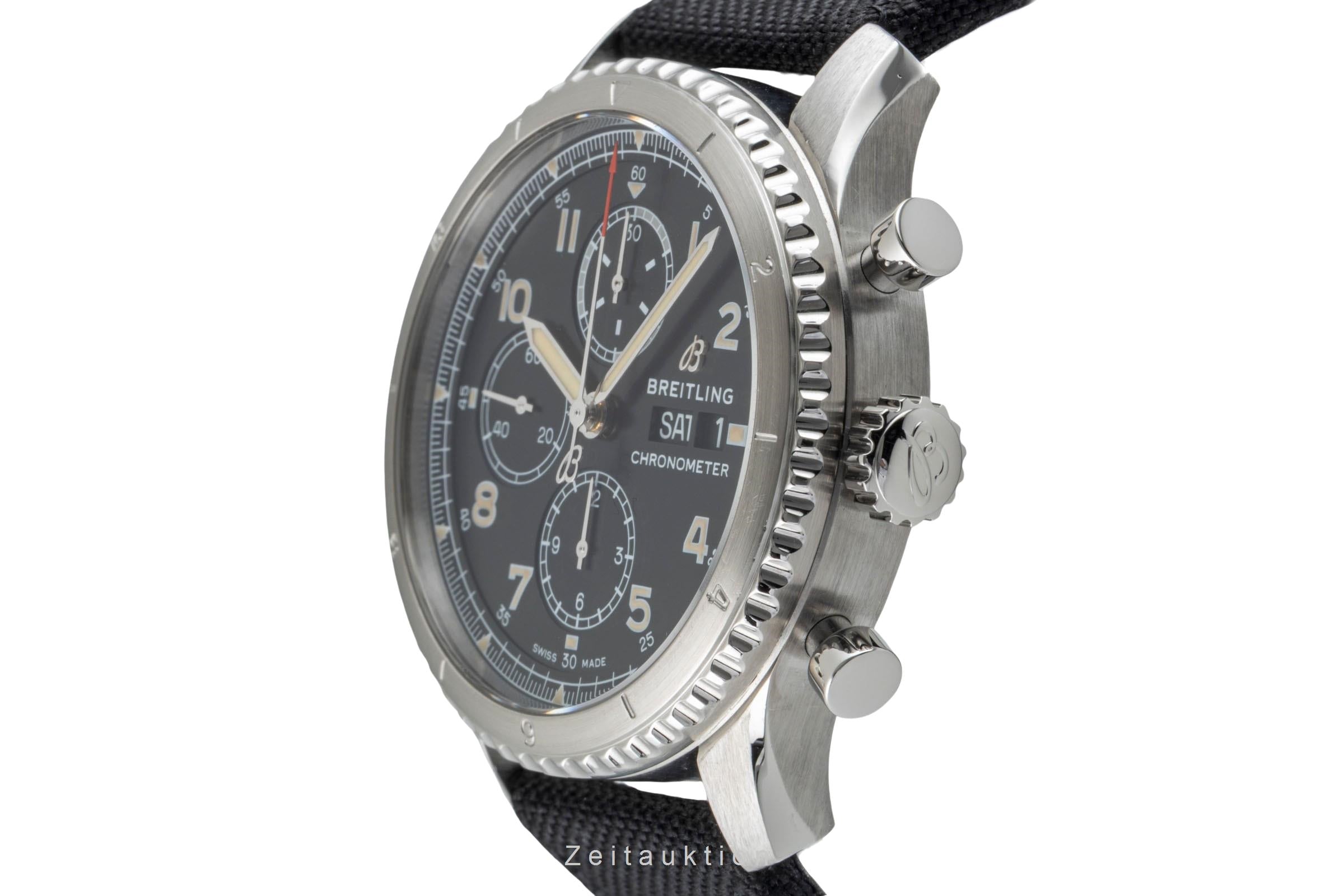 Breitling Aviator 8 cronografo acciaio automatismo orologio da uomo A13316  [2601766]