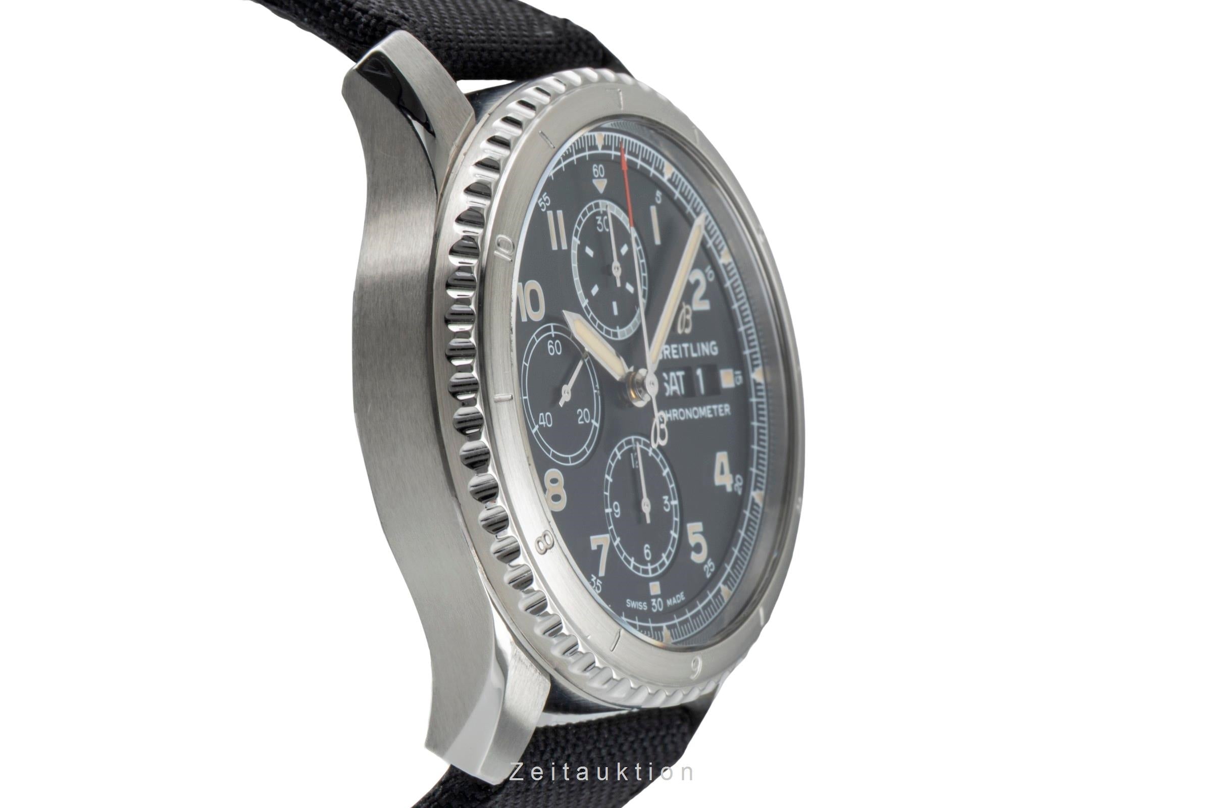 Breitling Aviator 8 cronografo acciaio automatismo orologio da uomo A13316  [2601766]
