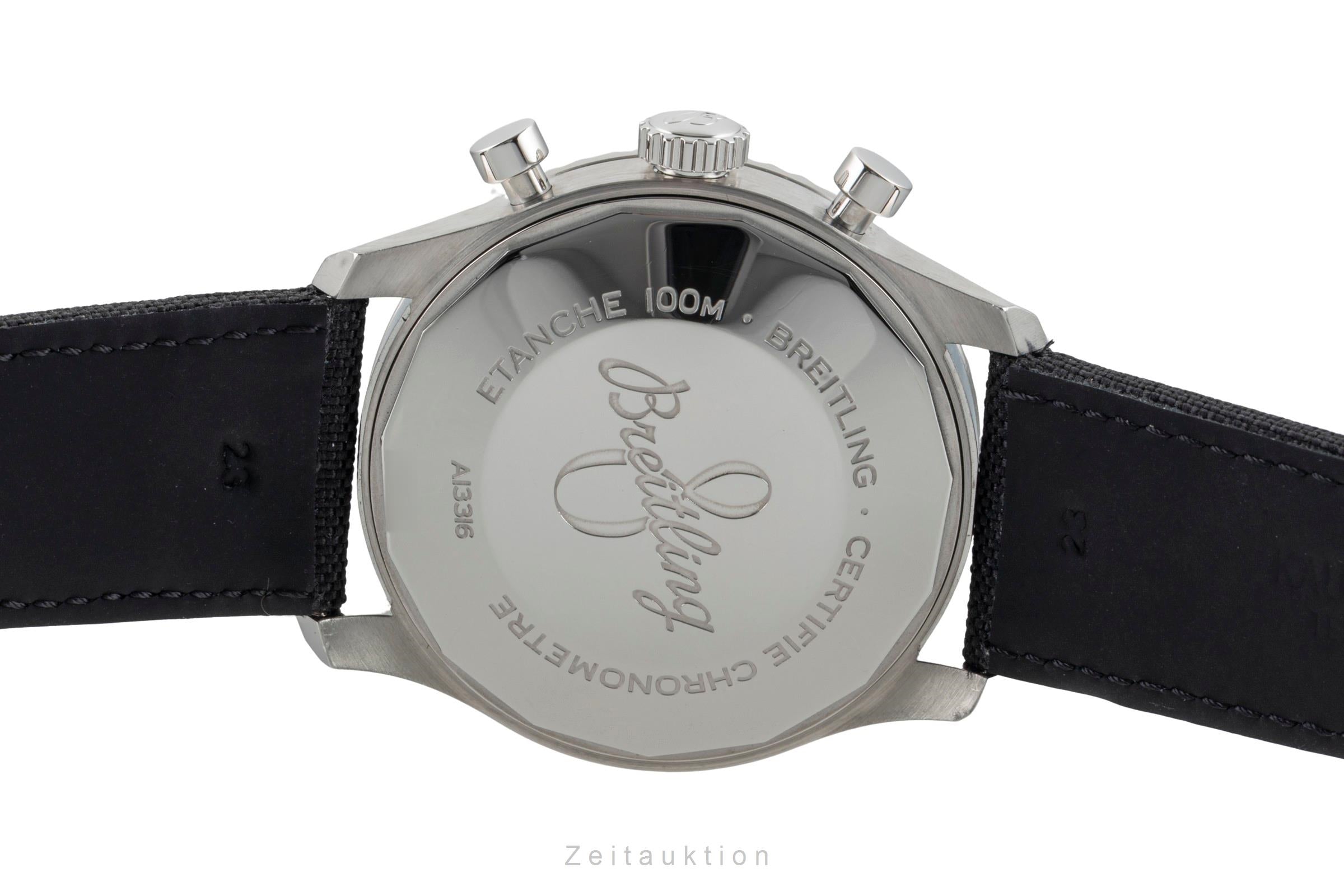 Breitling Aviator 8 cronografo acciaio automatismo orologio da uomo A13316  [2601766]