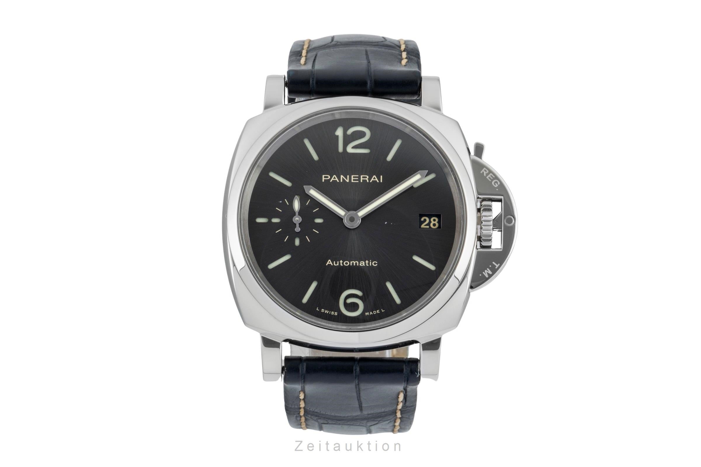 Panerai Luminor Due 3 Days Edelstahl Automatik Herrenuhr Ref. PAM00903 Papiere [2601775]