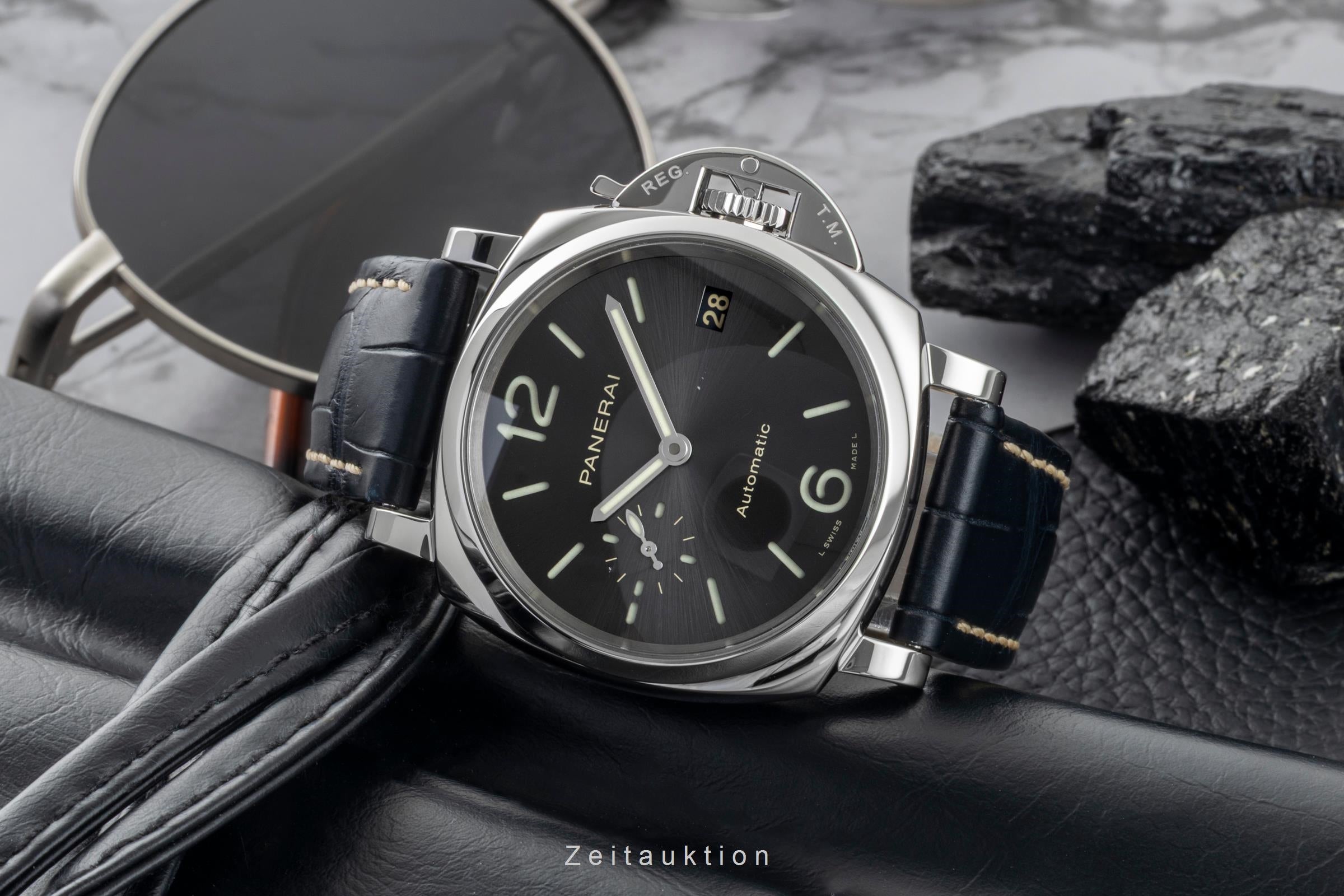 Panerai Luminor Due 3 Days Edelstahl Automatik Herrenuhr Ref. PAM00903 Papiere [2601775]