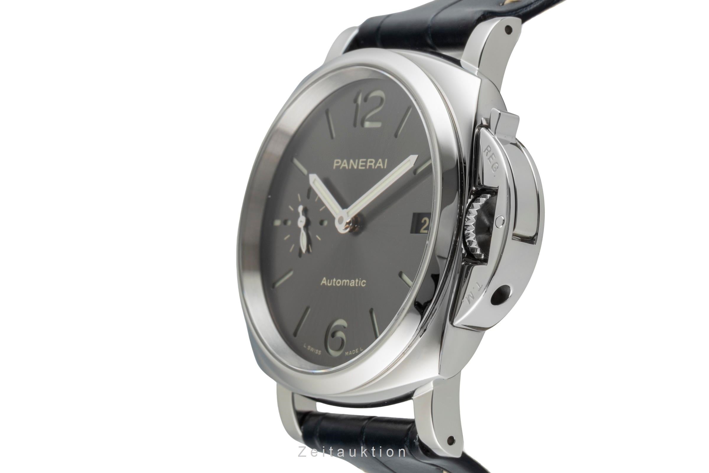 Panerai Luminor Due 3 Days Edelstahl Automatik Herrenuhr Ref. PAM00903 Papiere [2601775]
